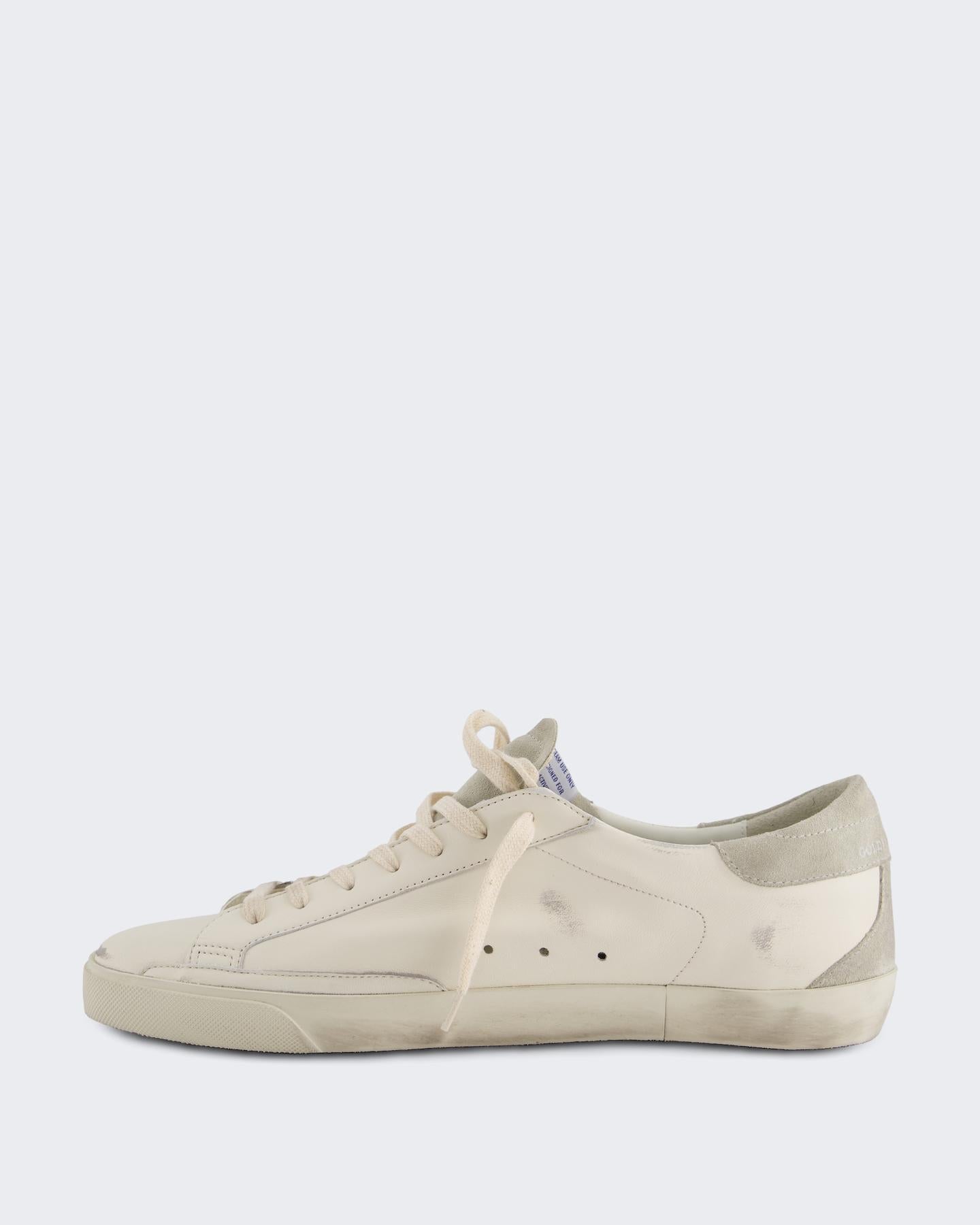 Heren Super-Star Sneaker Wit/Grijs