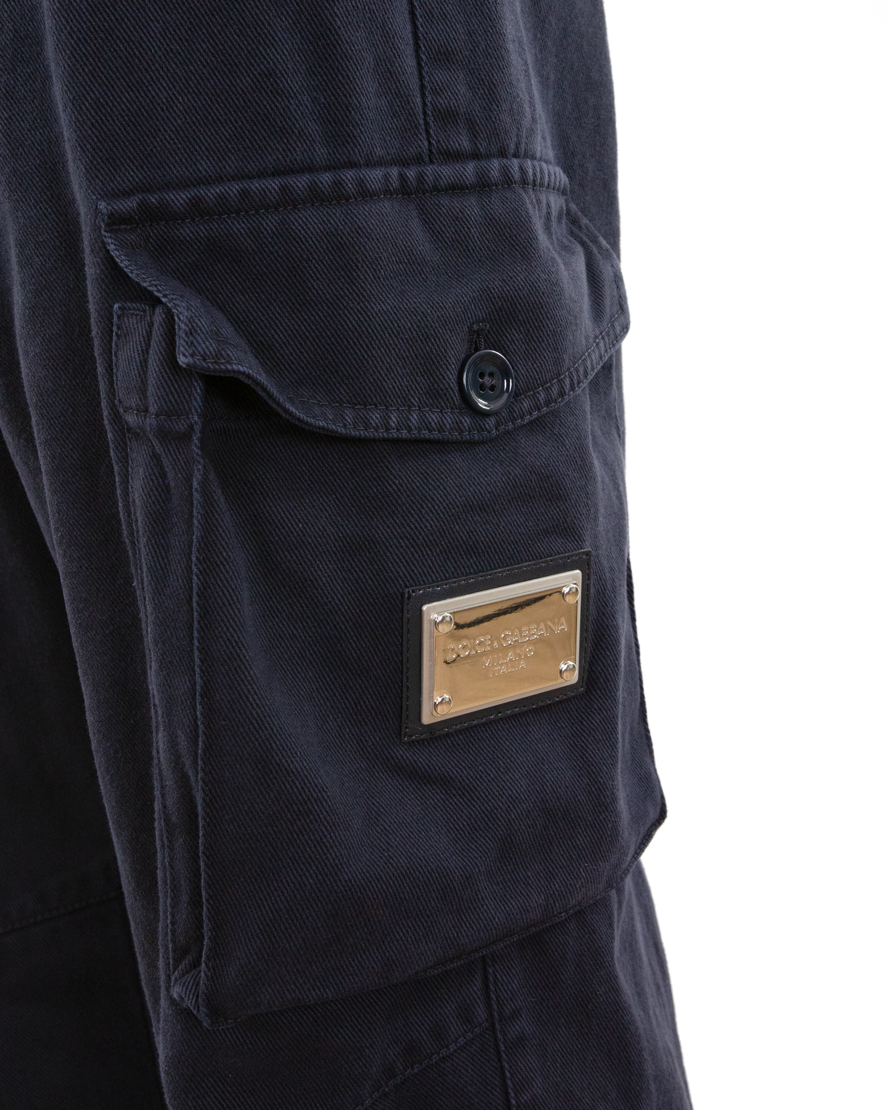 Heren Cargo Pant Blauw