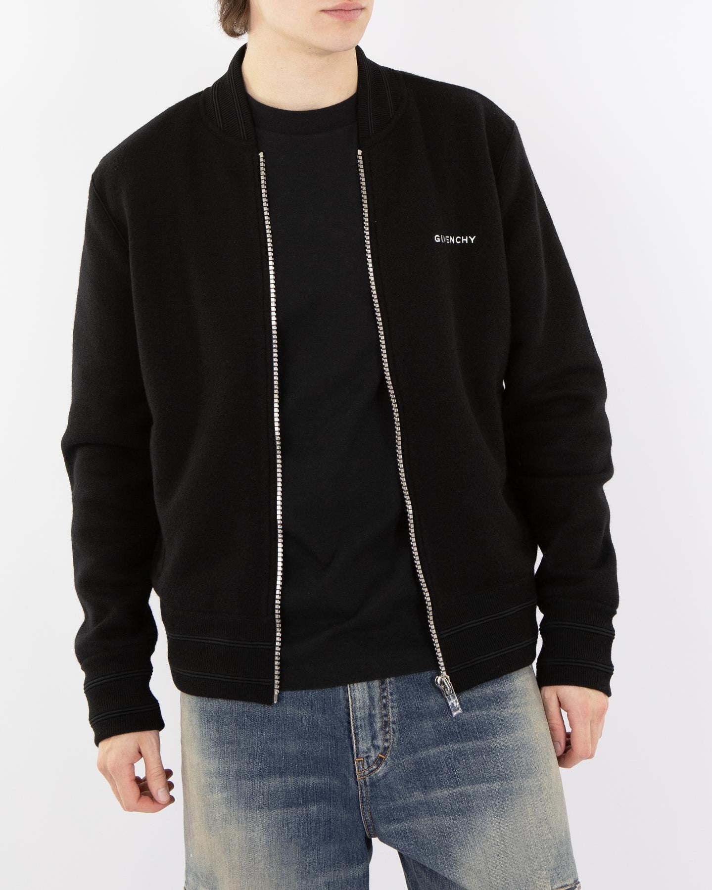 Heren 4G Stars Bomber Zwart