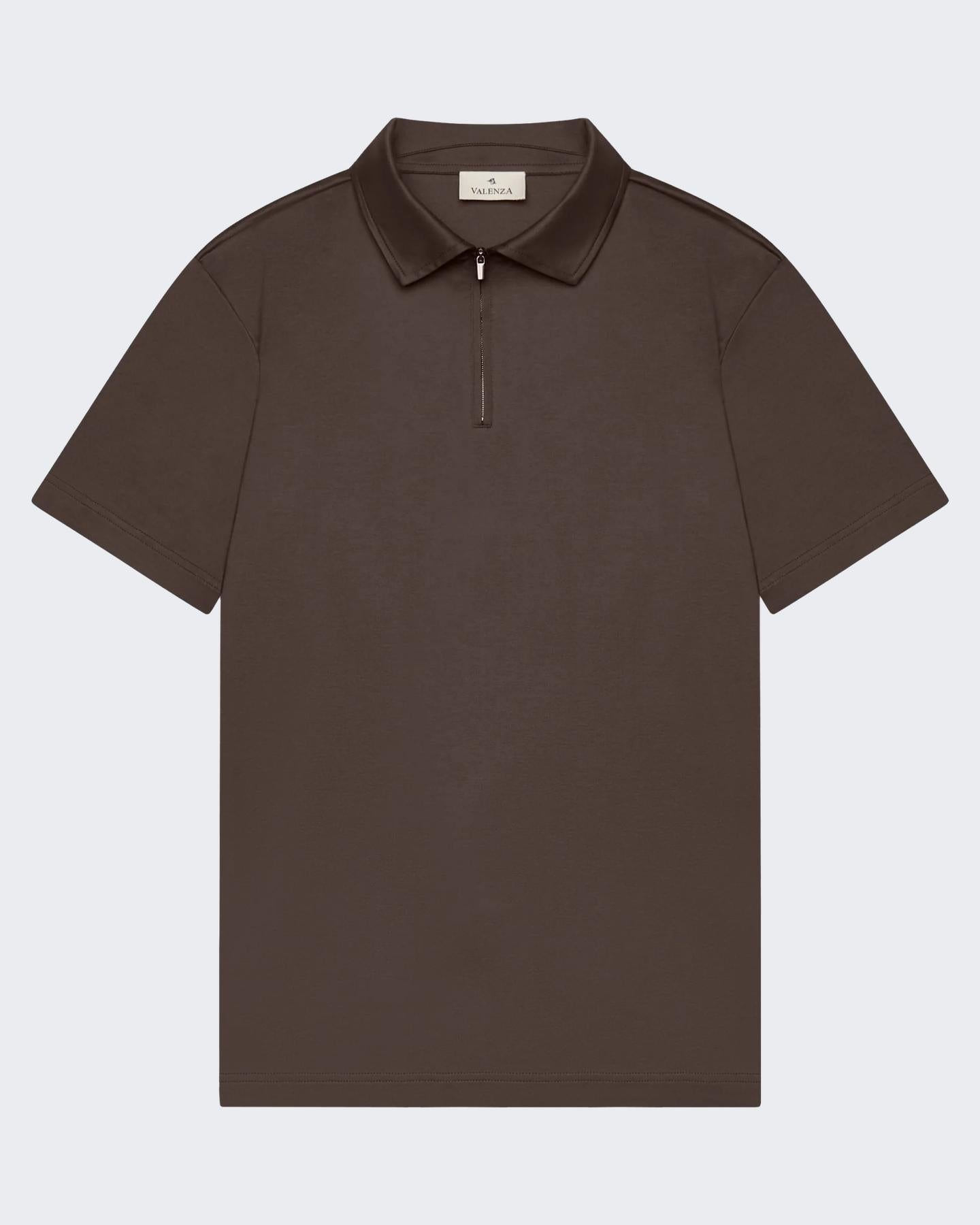 Heren Supima Polo Zip Collar