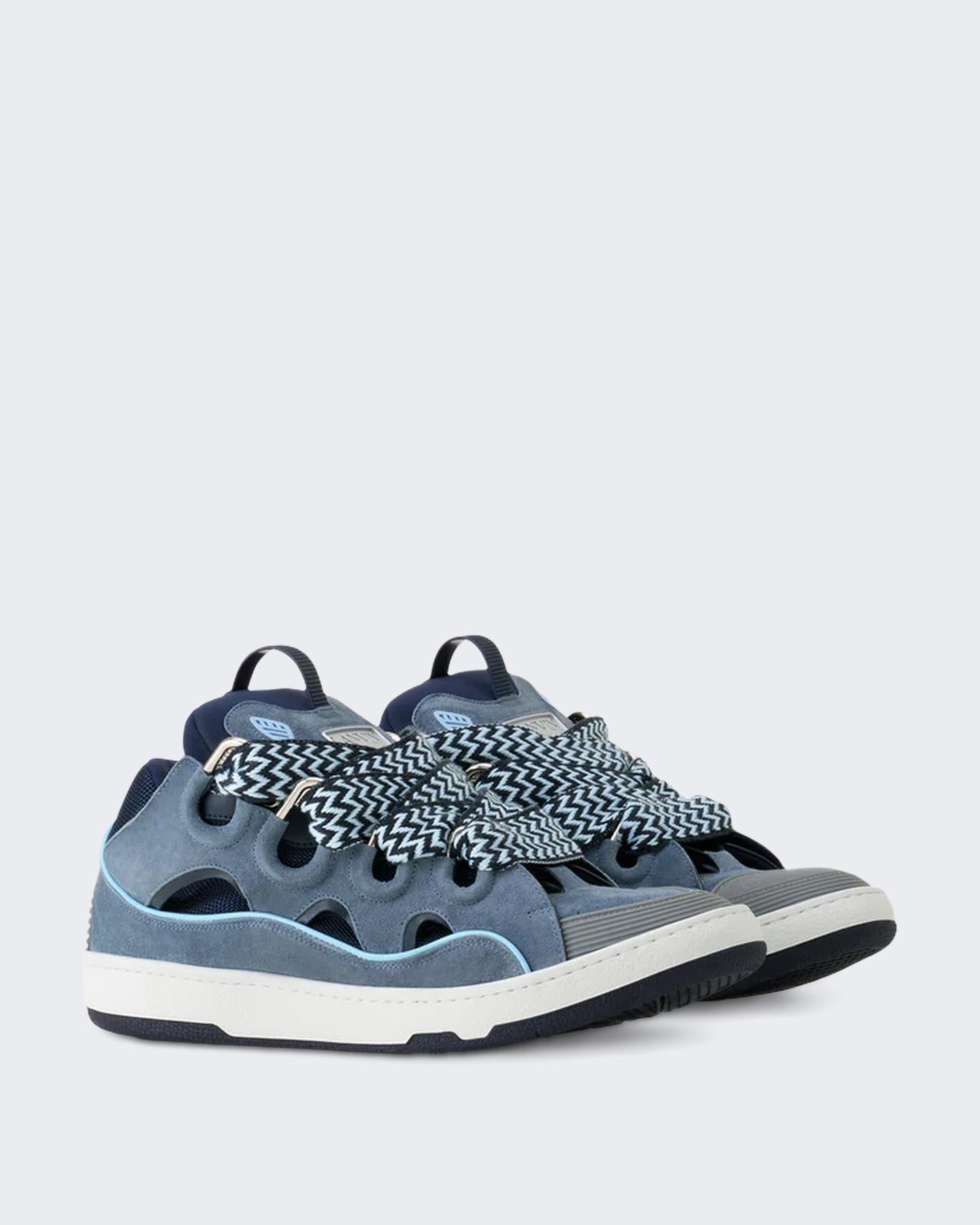 Lanvin Heren Curb Sneakers Bicolor