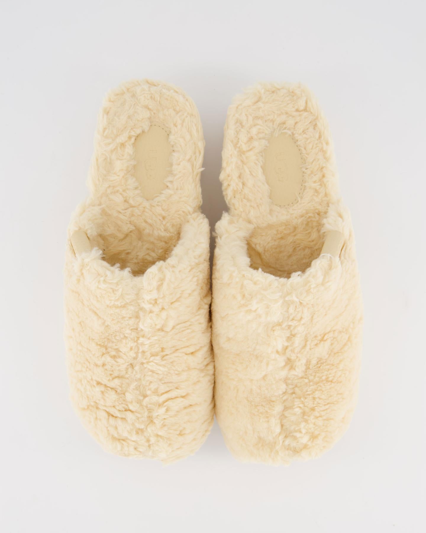 Dames Fuzz Sugar Clog Natural