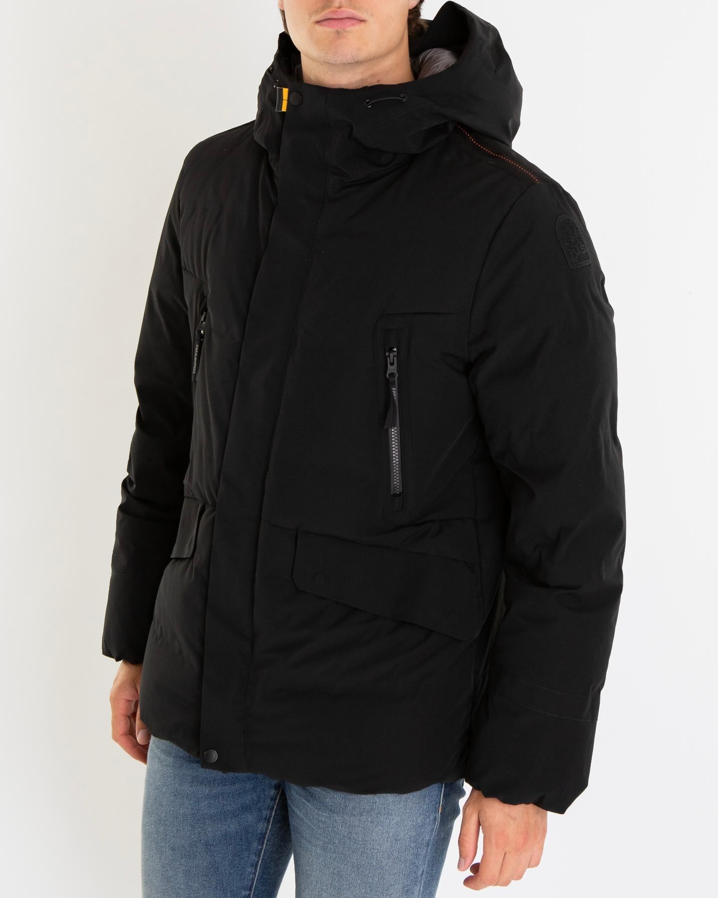 Heren Kazu Parka Zwart