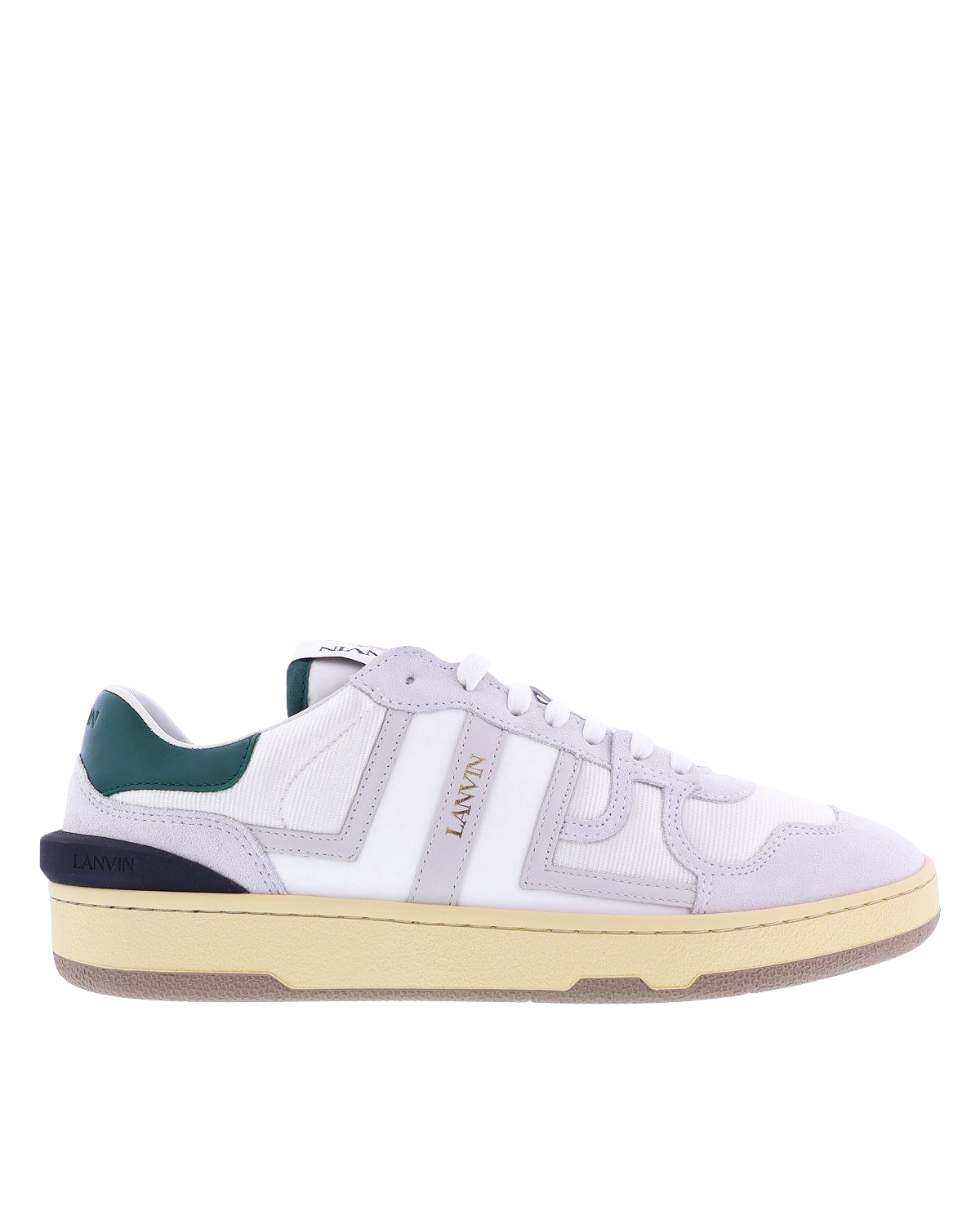 Heren Clay Sneaker Wit/Groen