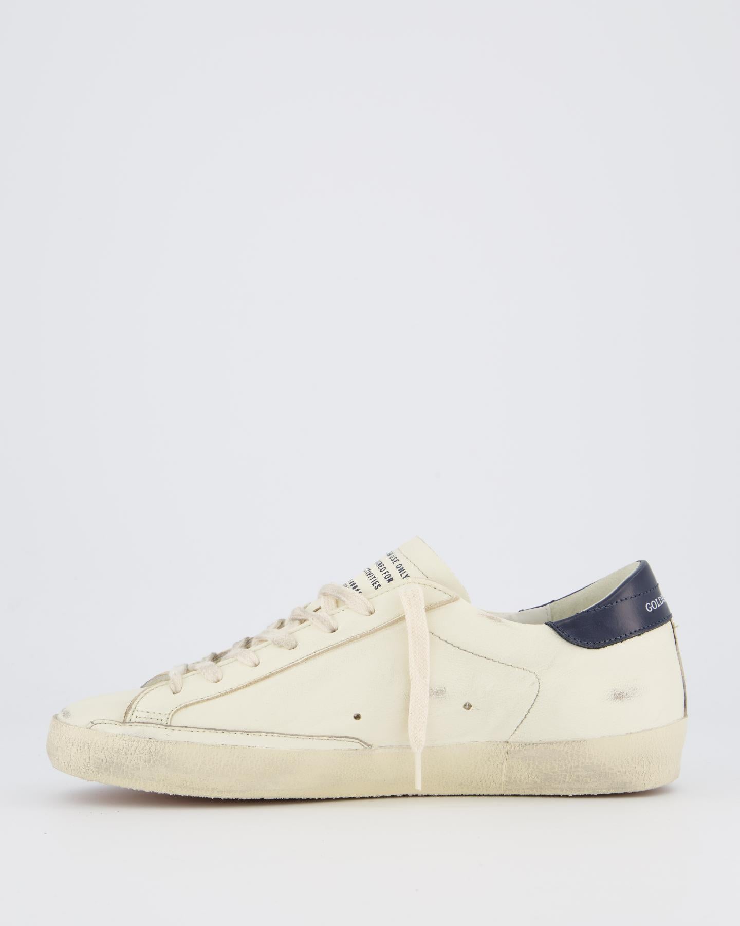 Heren Super-Star Sneaker Wit/Blauw