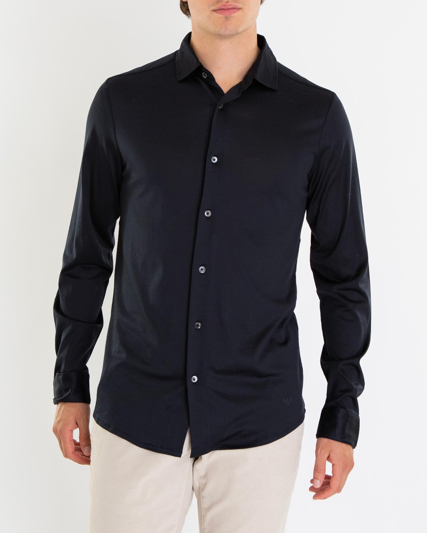 Heren Shirt Blauw