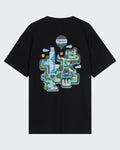 Herren Festival Map T-Shirt — huidige kleur