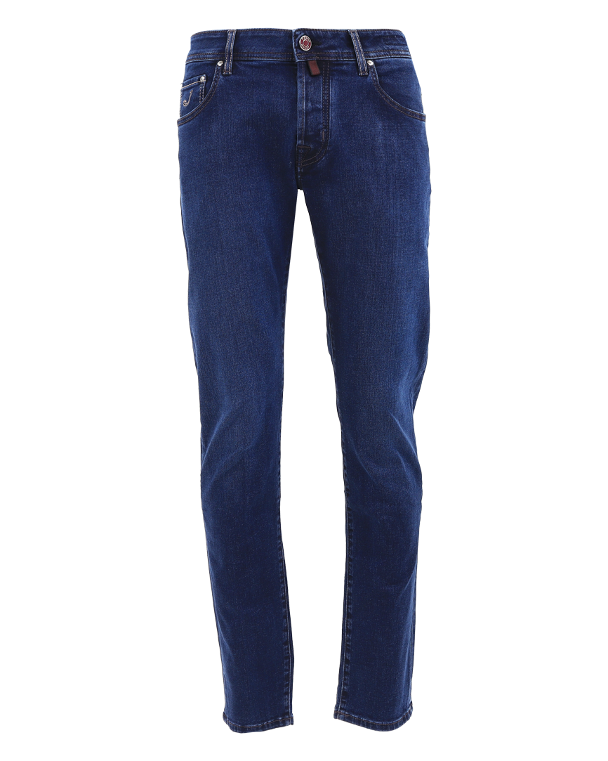 Heren Nick Slim Fit Jeans Blauw