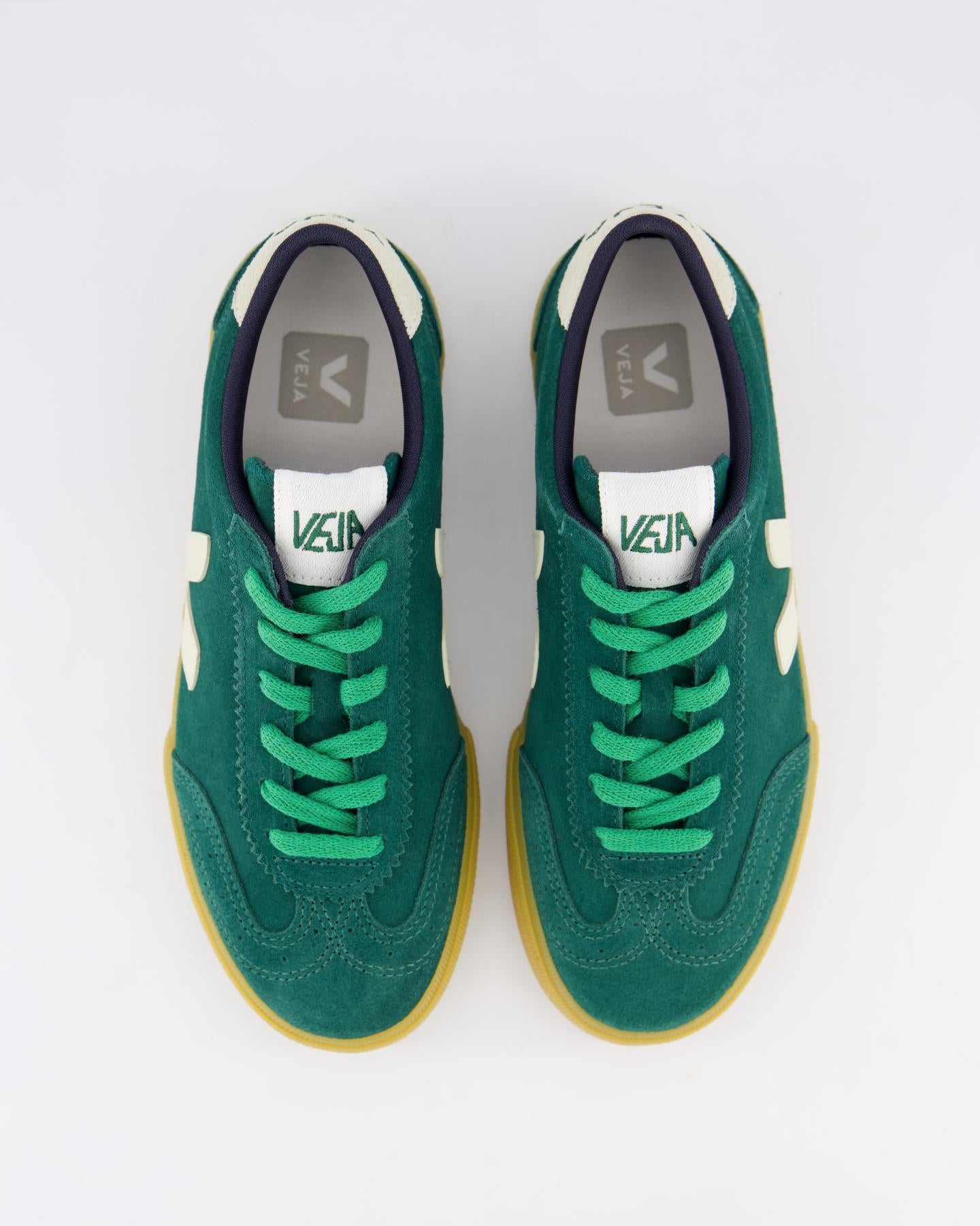 Dames Volley Suede Sneaker Groen