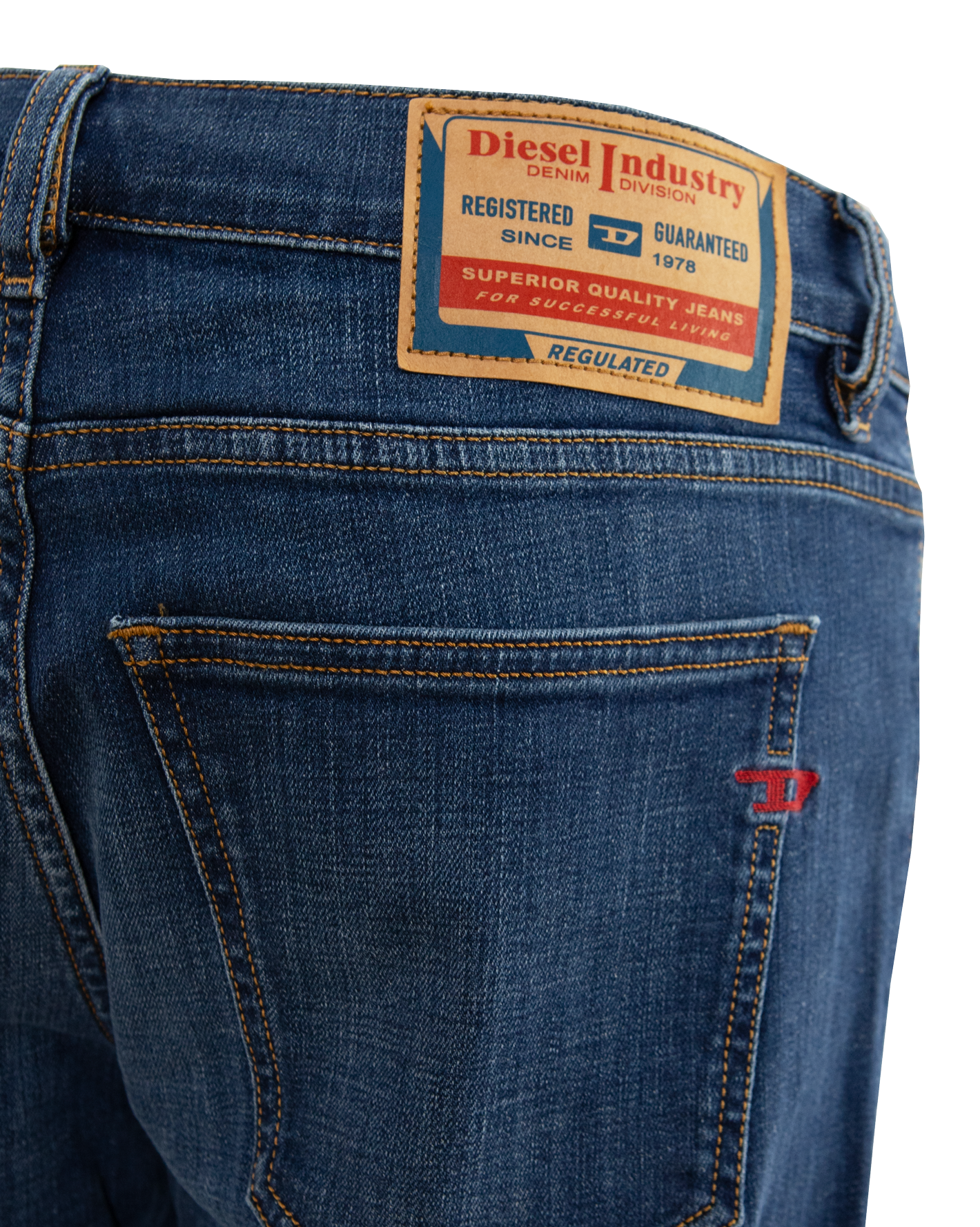 Heren D-Strukt Slim Fit Jeans