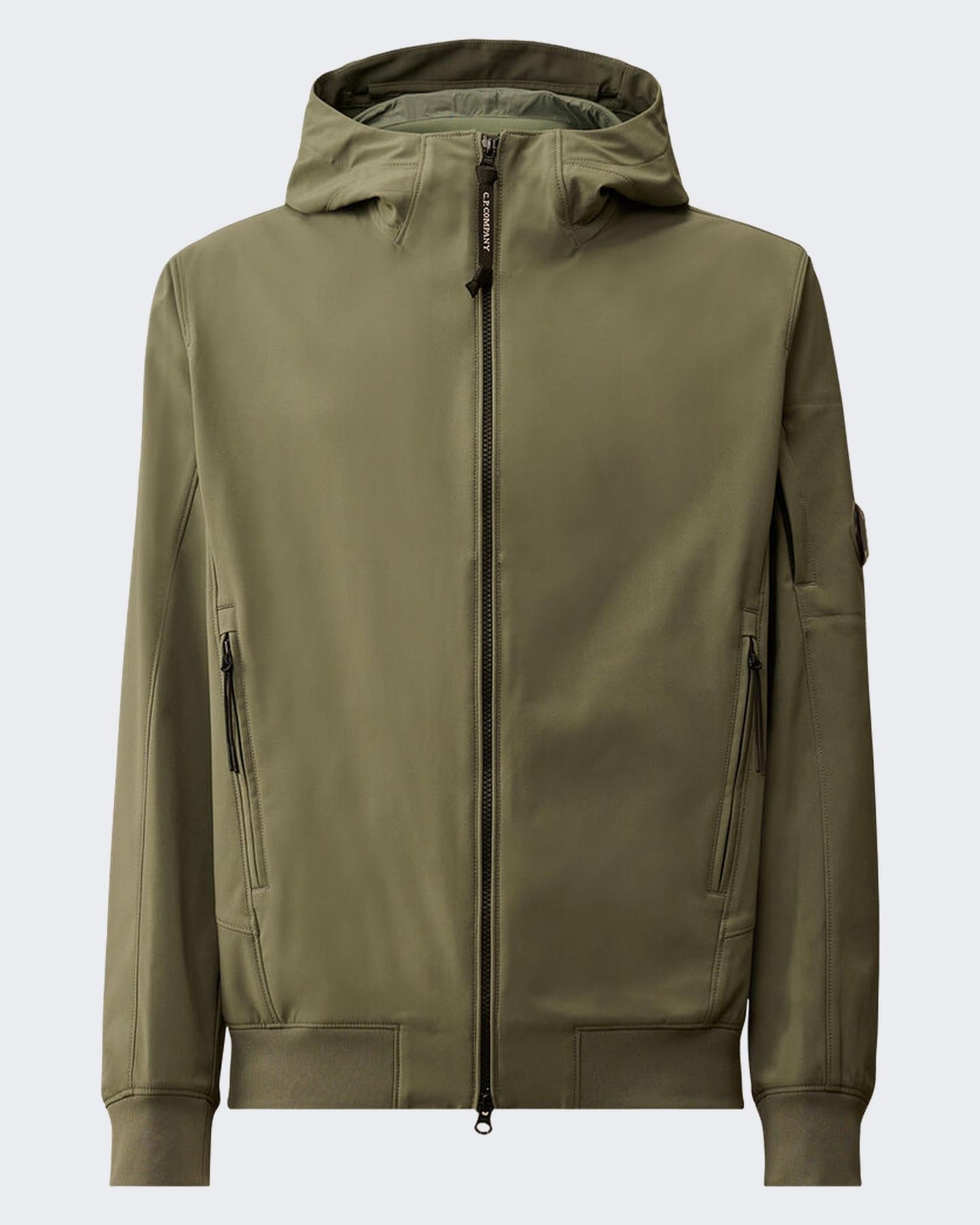 C.P.Company Heren Hooded Lens Jacket Groen