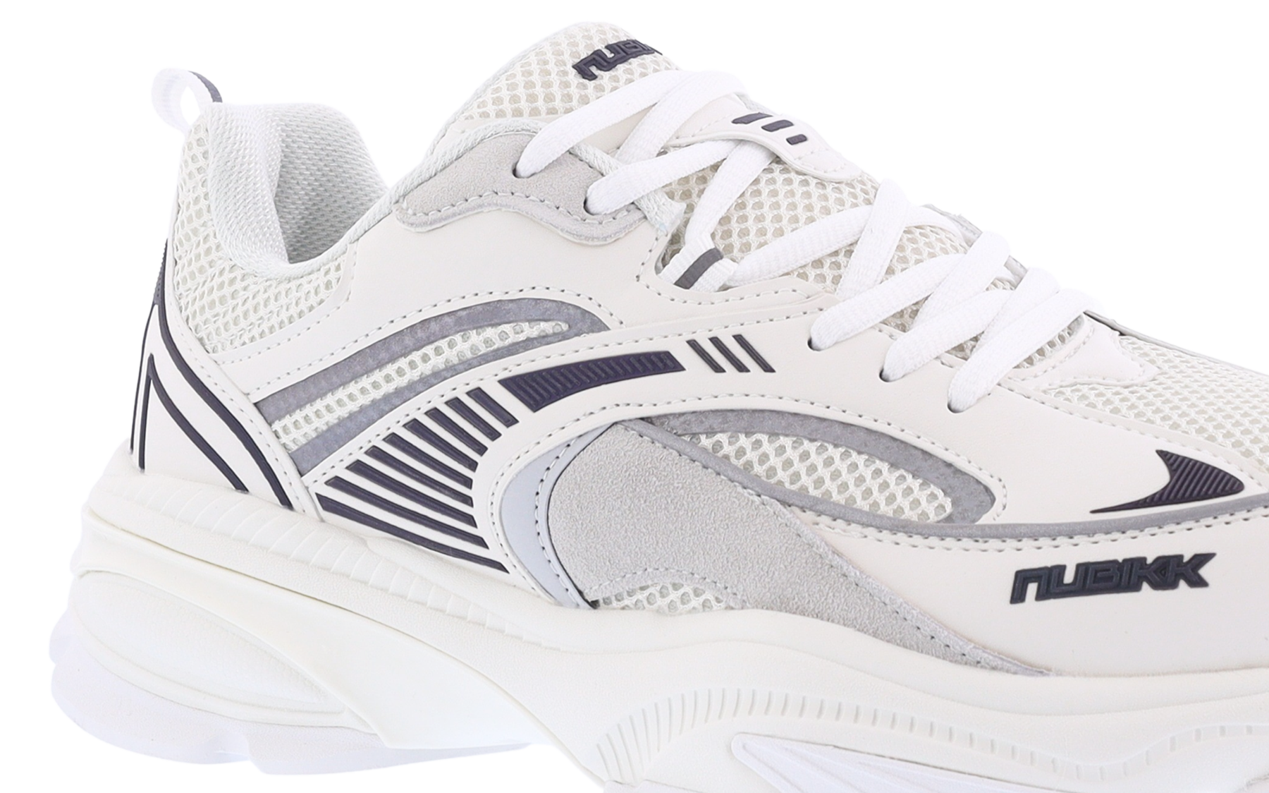 Heren Comet Runner Sneaker Wit/Grijs