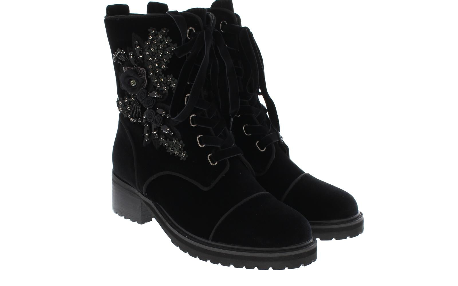 Dames Strass Velvet