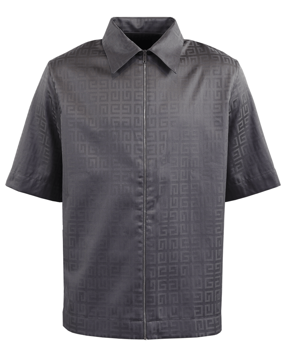 Heren Boxy Fit Zipped 4G Grijs