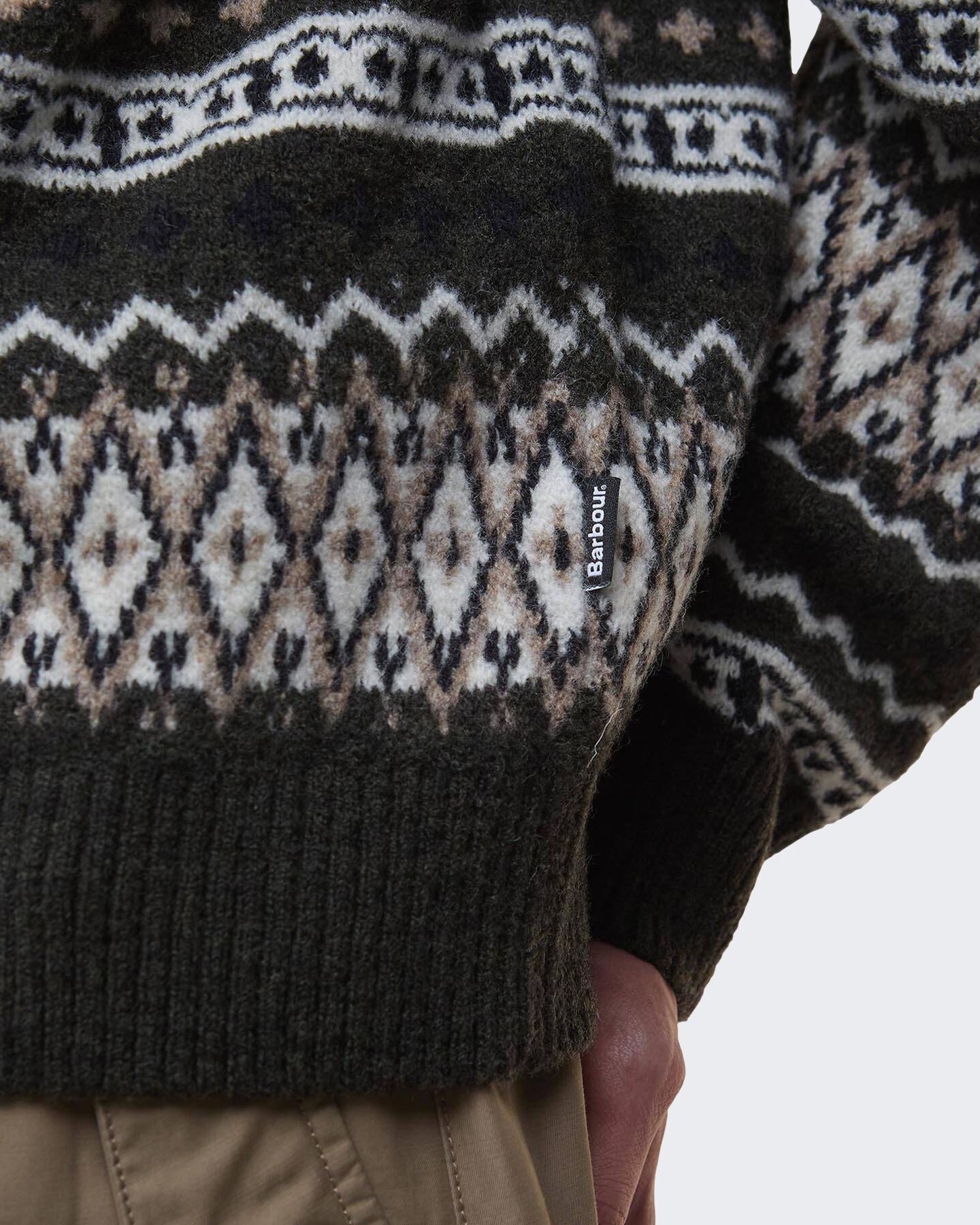 Heren Hase Brushed Fair Isle Sweater