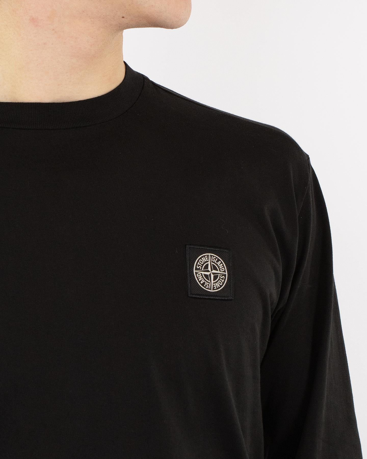 Heren Logopatch Shirt Zwart