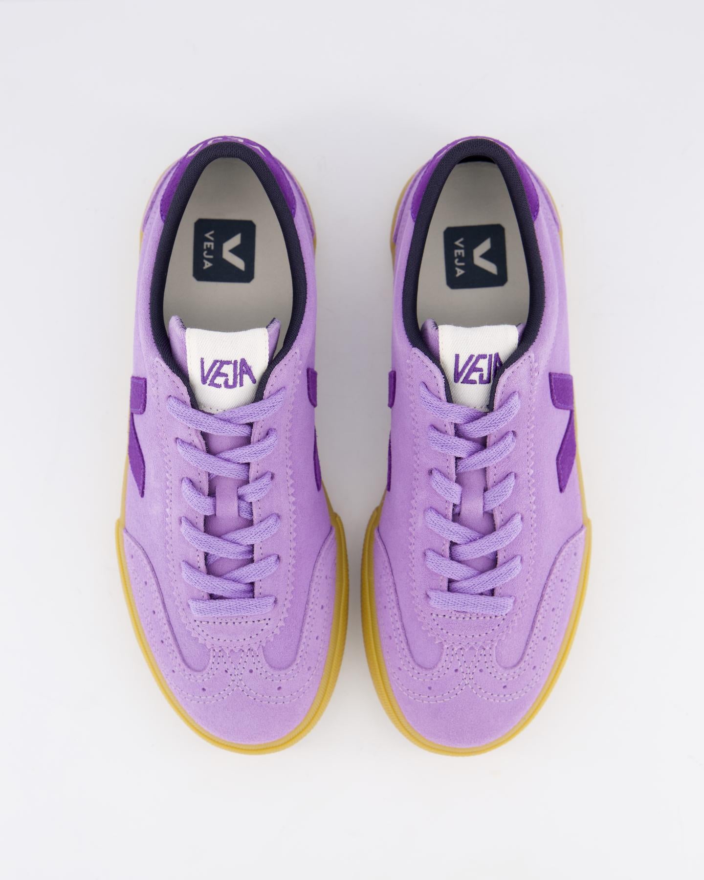 Dames Volley Suede Sneaker Paars
