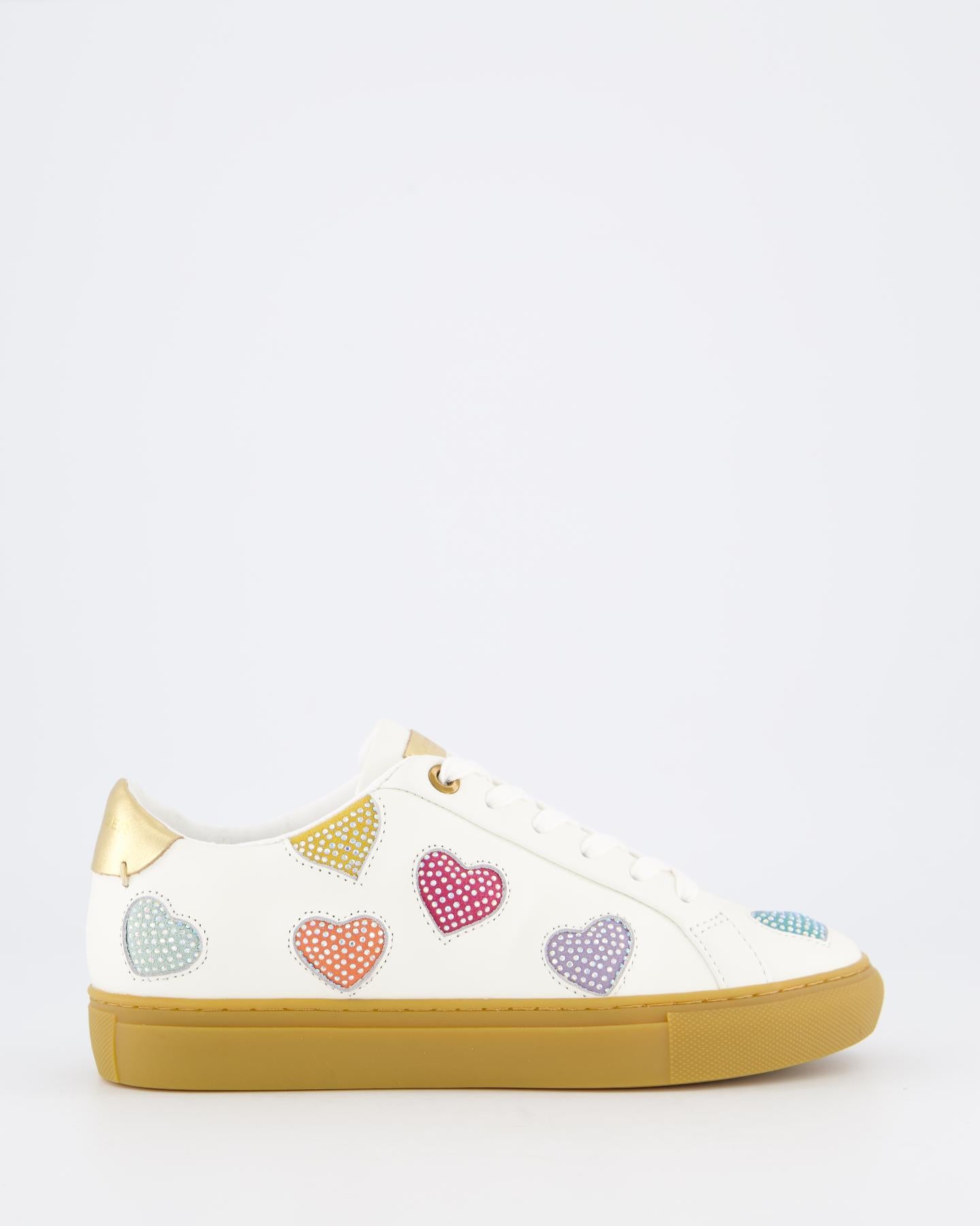 Dames Lane Love Sneaker Wit