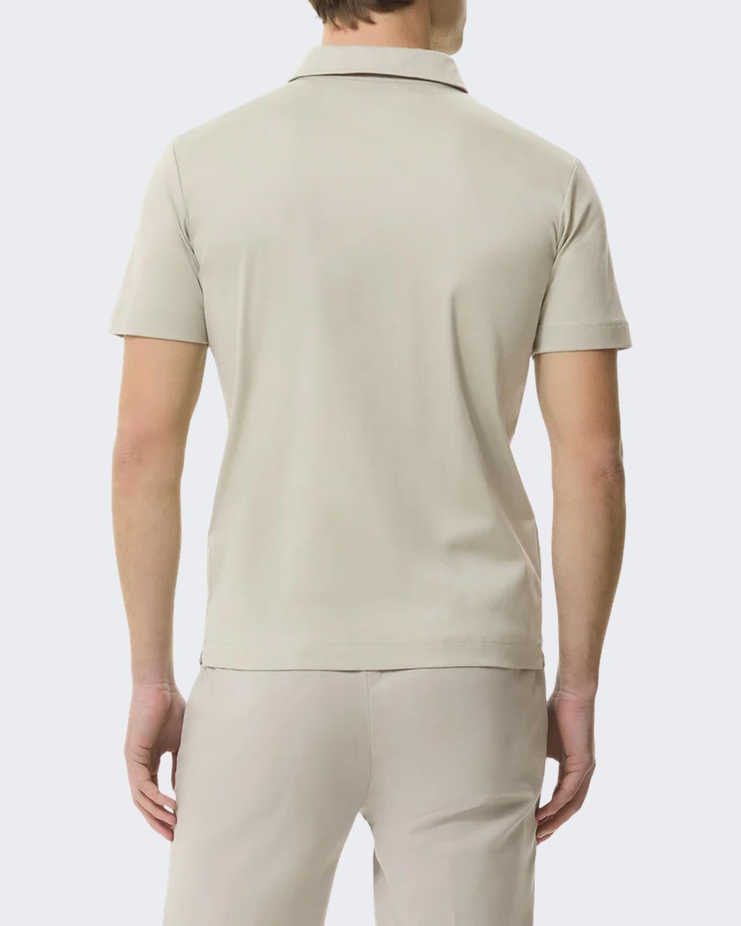 Heren Supima Polo Zip Collar