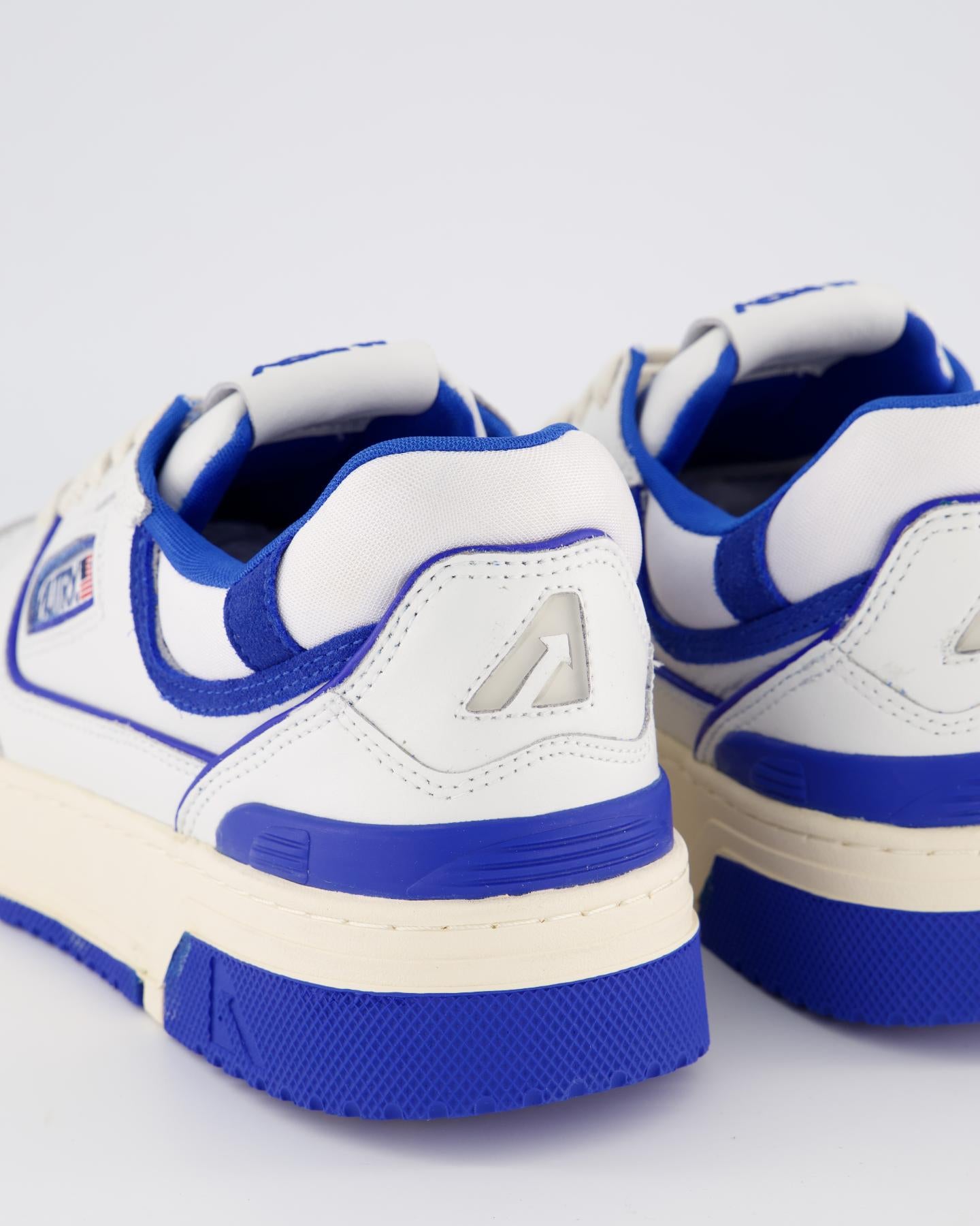 Heren CLC Low Sneaker Wit/Blauw