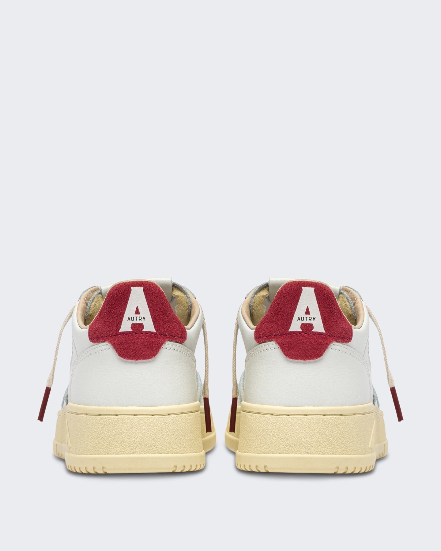Autry Dames Medalist Low sneakers leer suède logo Wit - Eleganza.nl