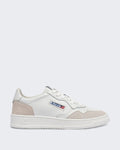 Dames Medalist Low sneakers leer suède Total White
