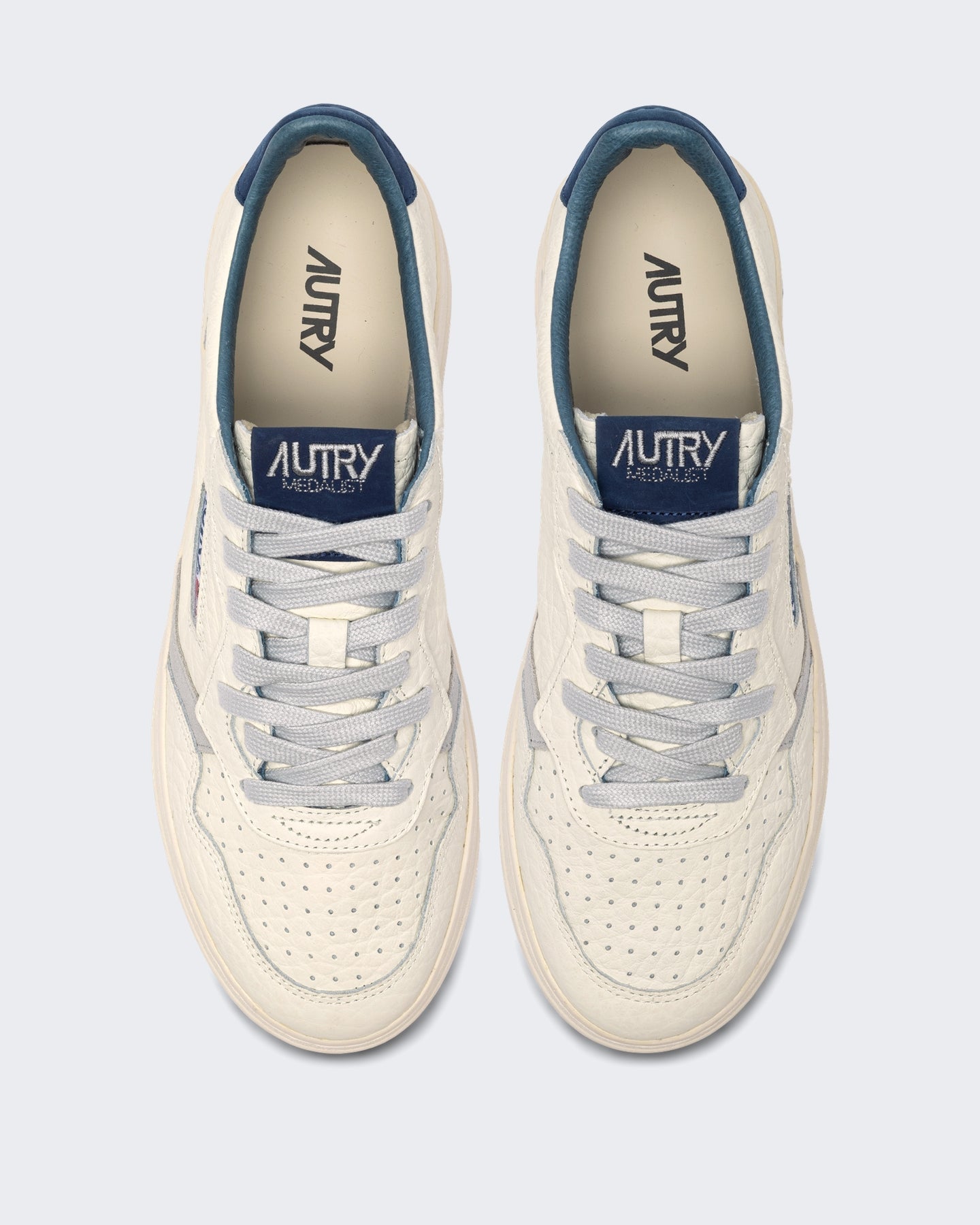 Autry Heren Medalist Low sneakers nubuck suède Blauw - Eleganza.nl