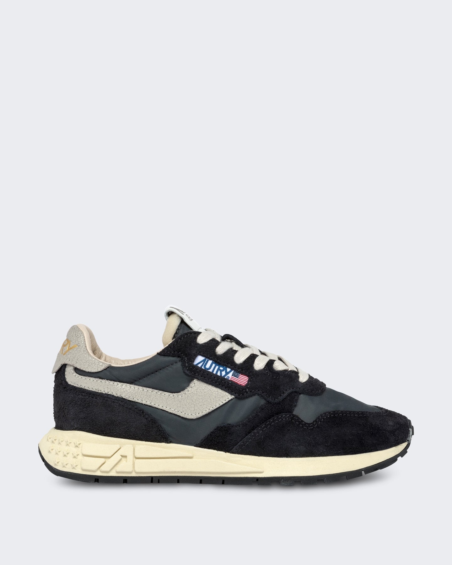 Autry Heren Reelwind Low sneakers nylon Zwart - Eleganza.nl