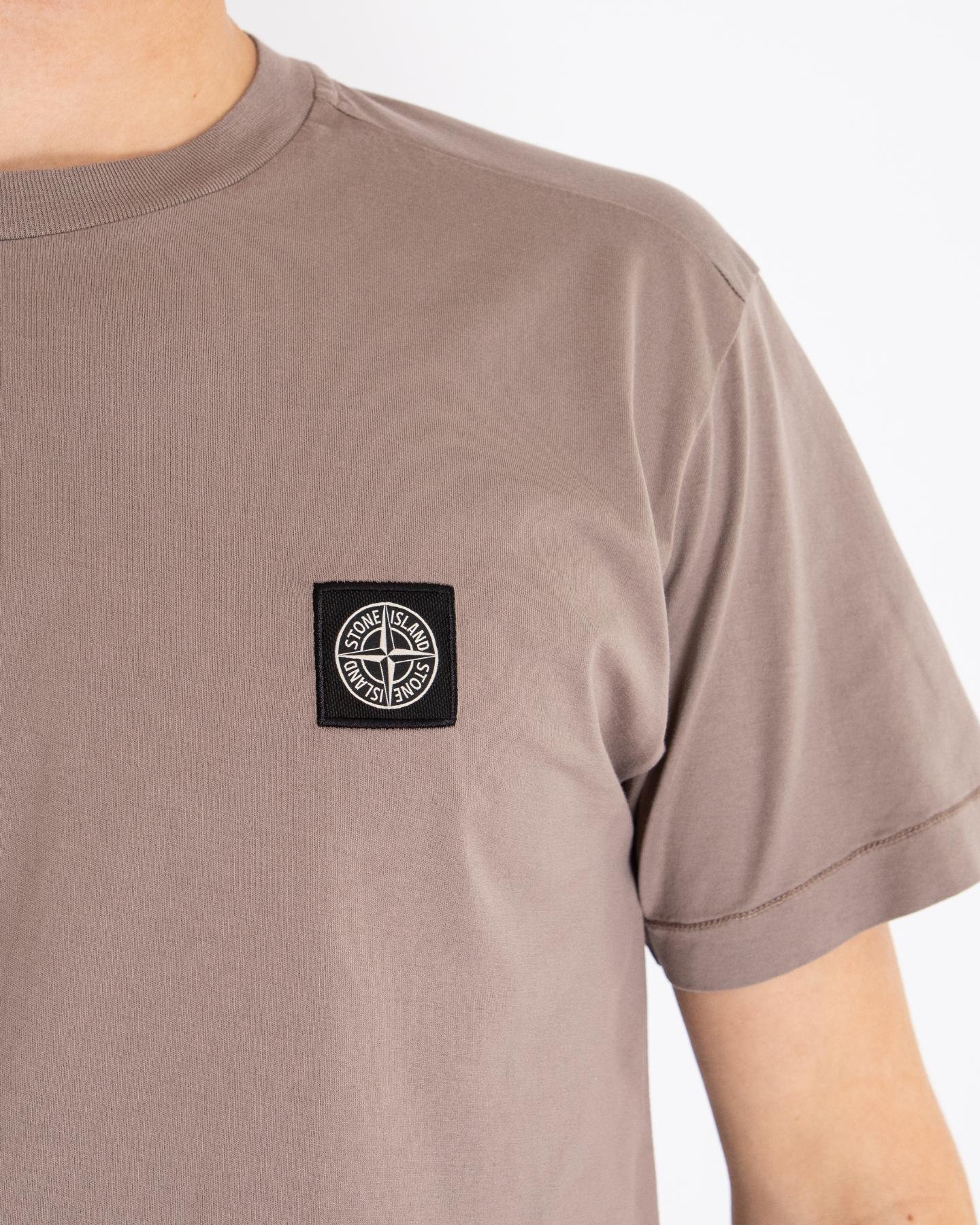Heren Logopatch T-Shirt Grijs