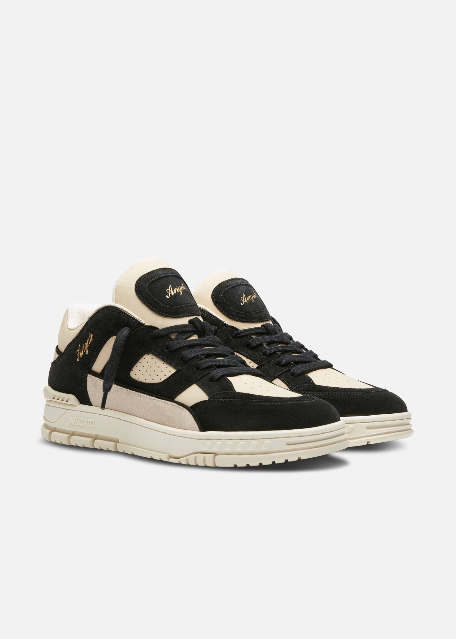 Axel Arigato Heren Area Lo sneaker zwart/beige - Eleganza.nl