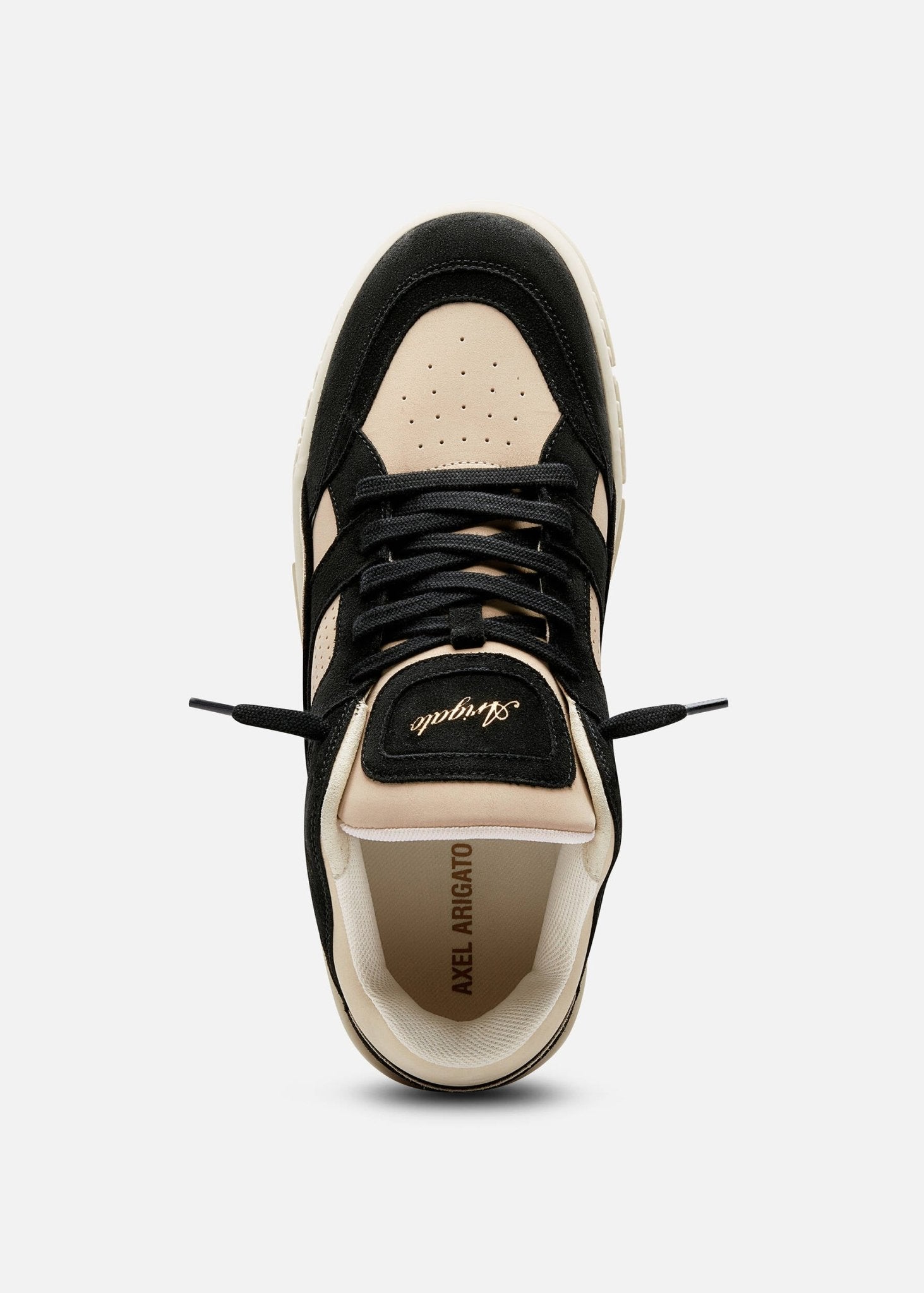 Axel Arigato Heren Area Lo sneaker zwart/beige - Eleganza.nl