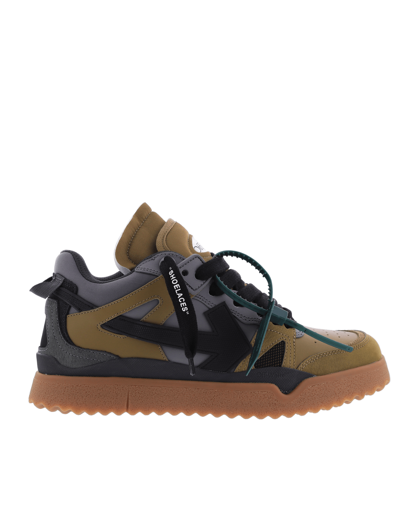 Heren Midtop Sponge Sneaker Groen