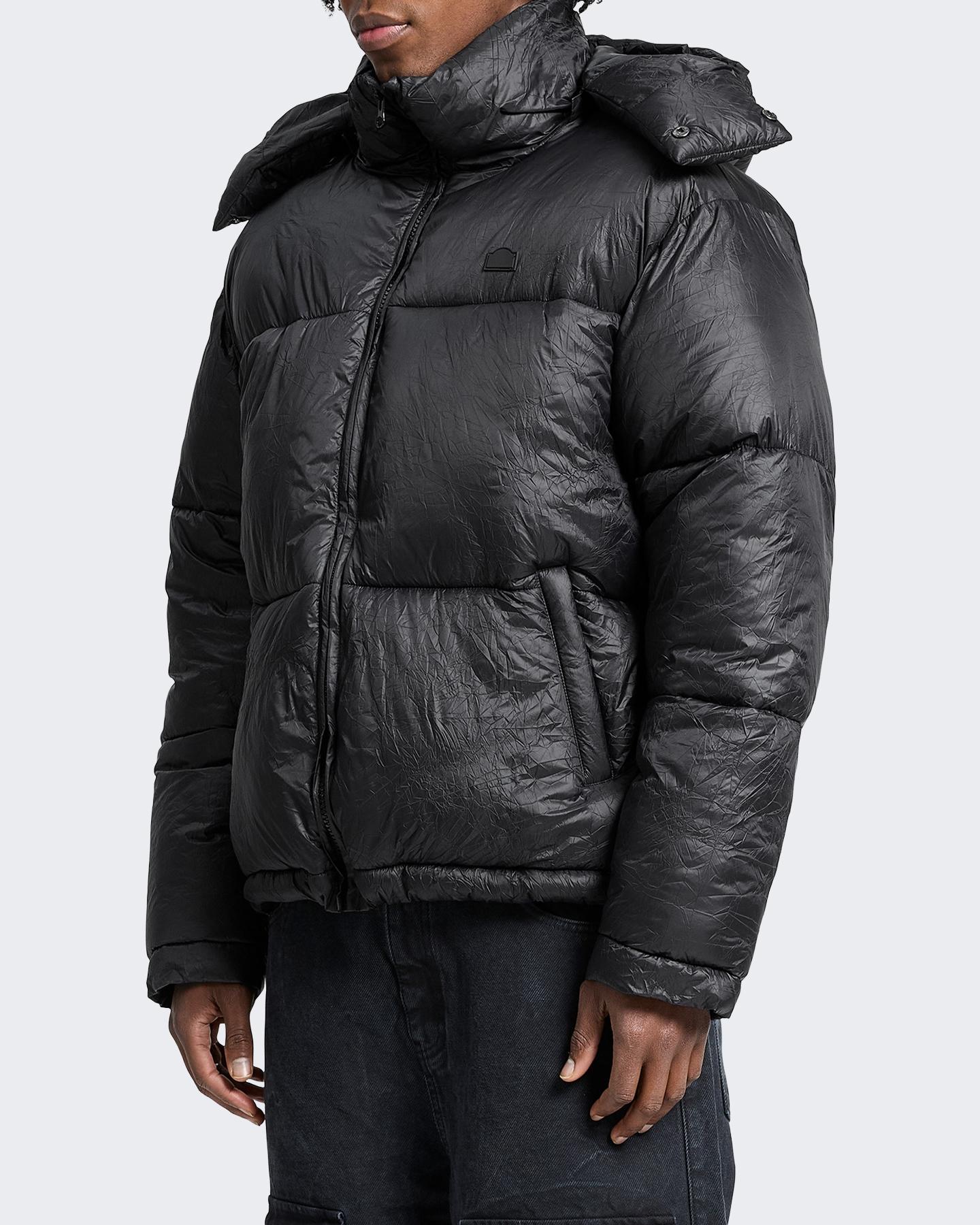 Heren Wrinkled Puffer Jacket