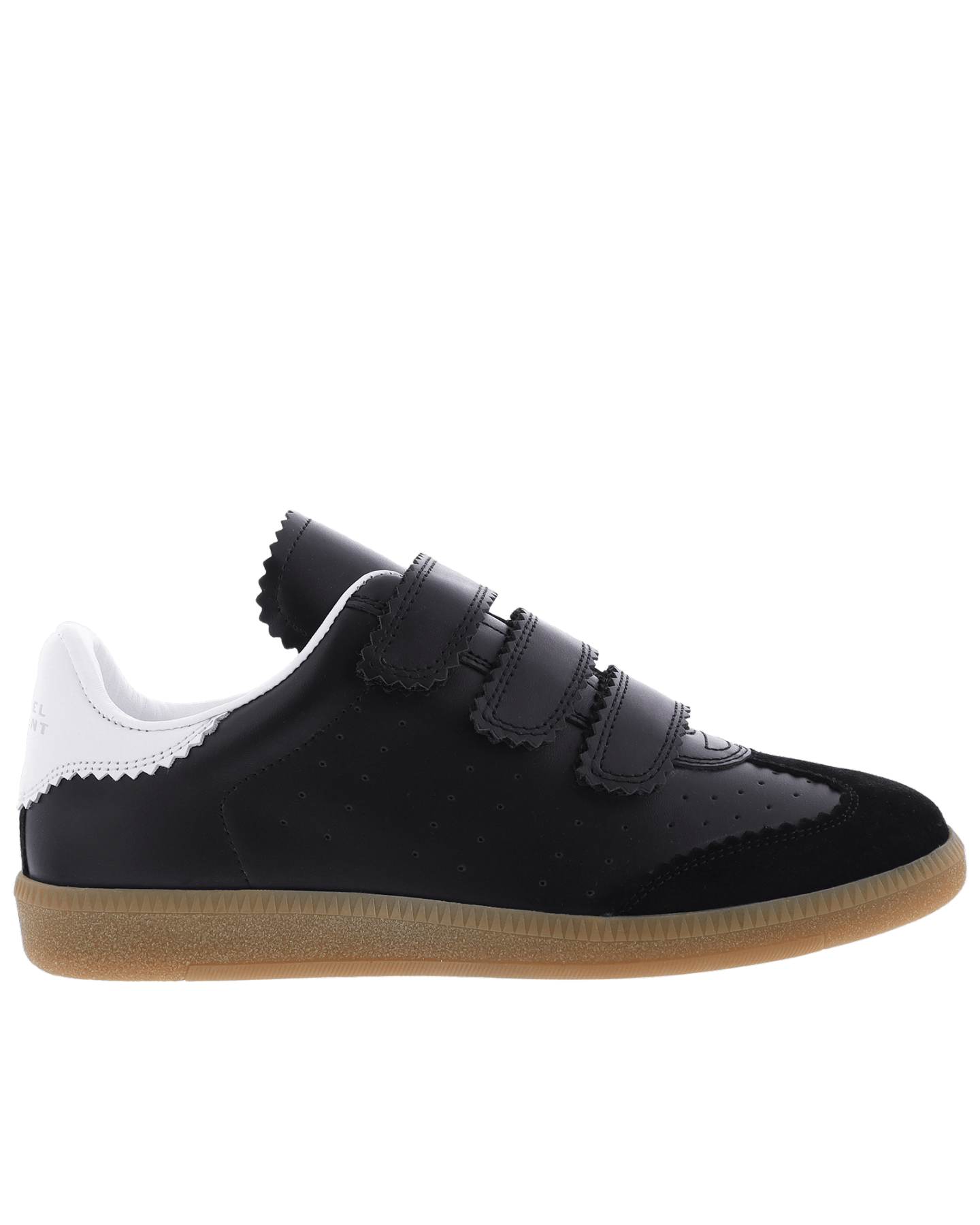 Dames Beth leren sneakers Zwart