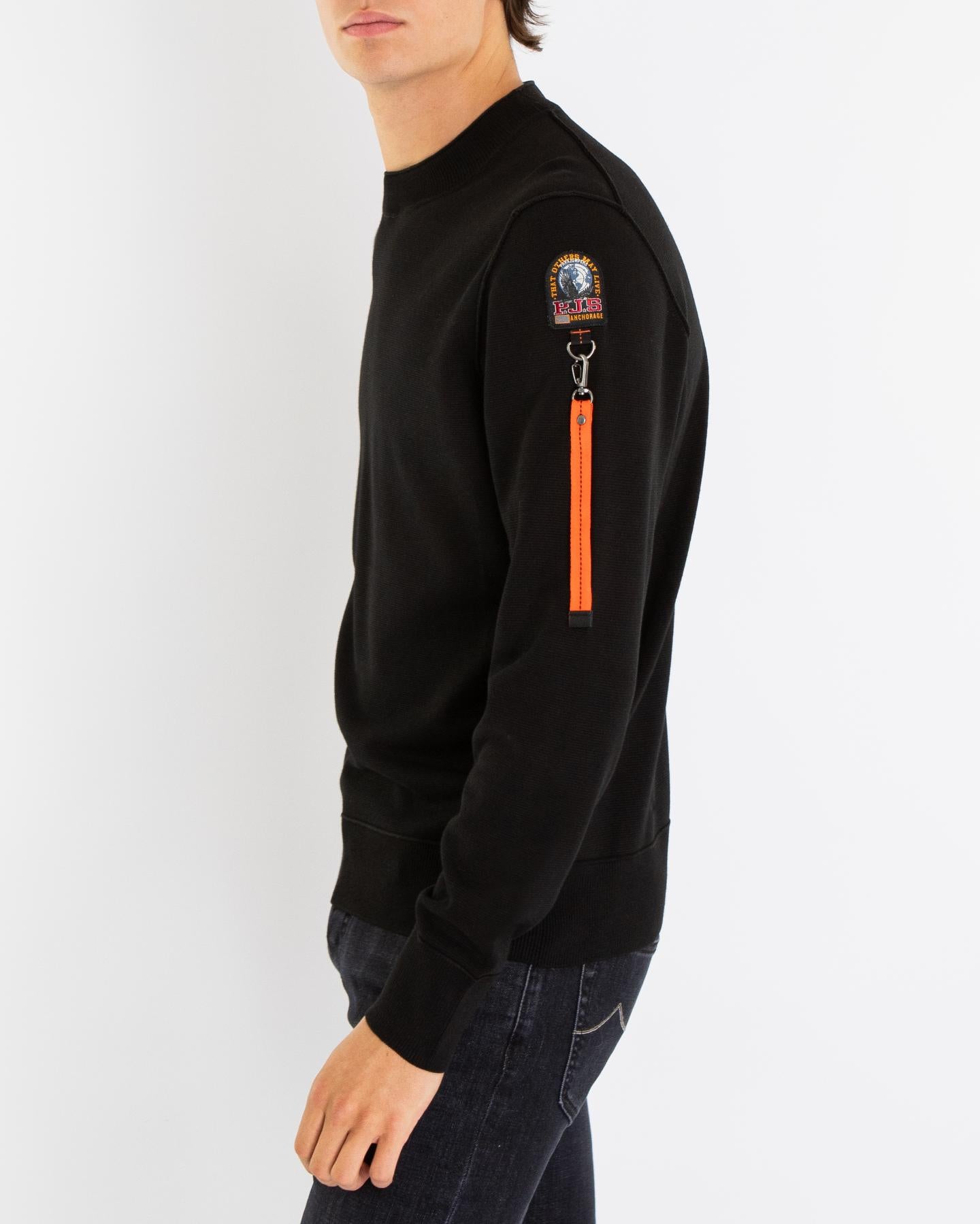 Heren Basic Braw Sweater Zwart
