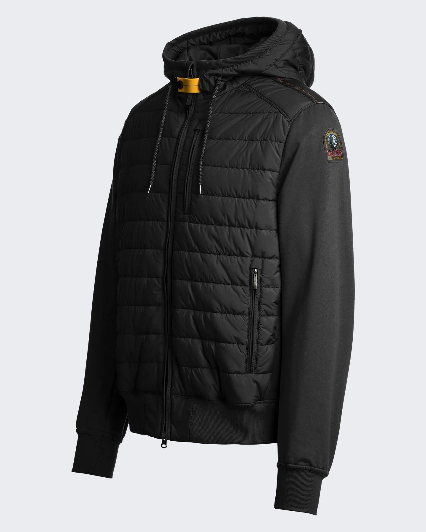 Heren Ivor Hooded Jacket Zwart