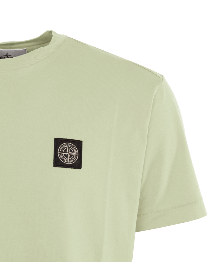 Heren Logopatch T-Shirt Groen