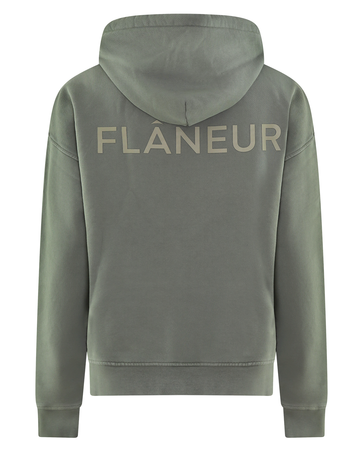 Heren DoubleLogo Washed Hoodie Beige
