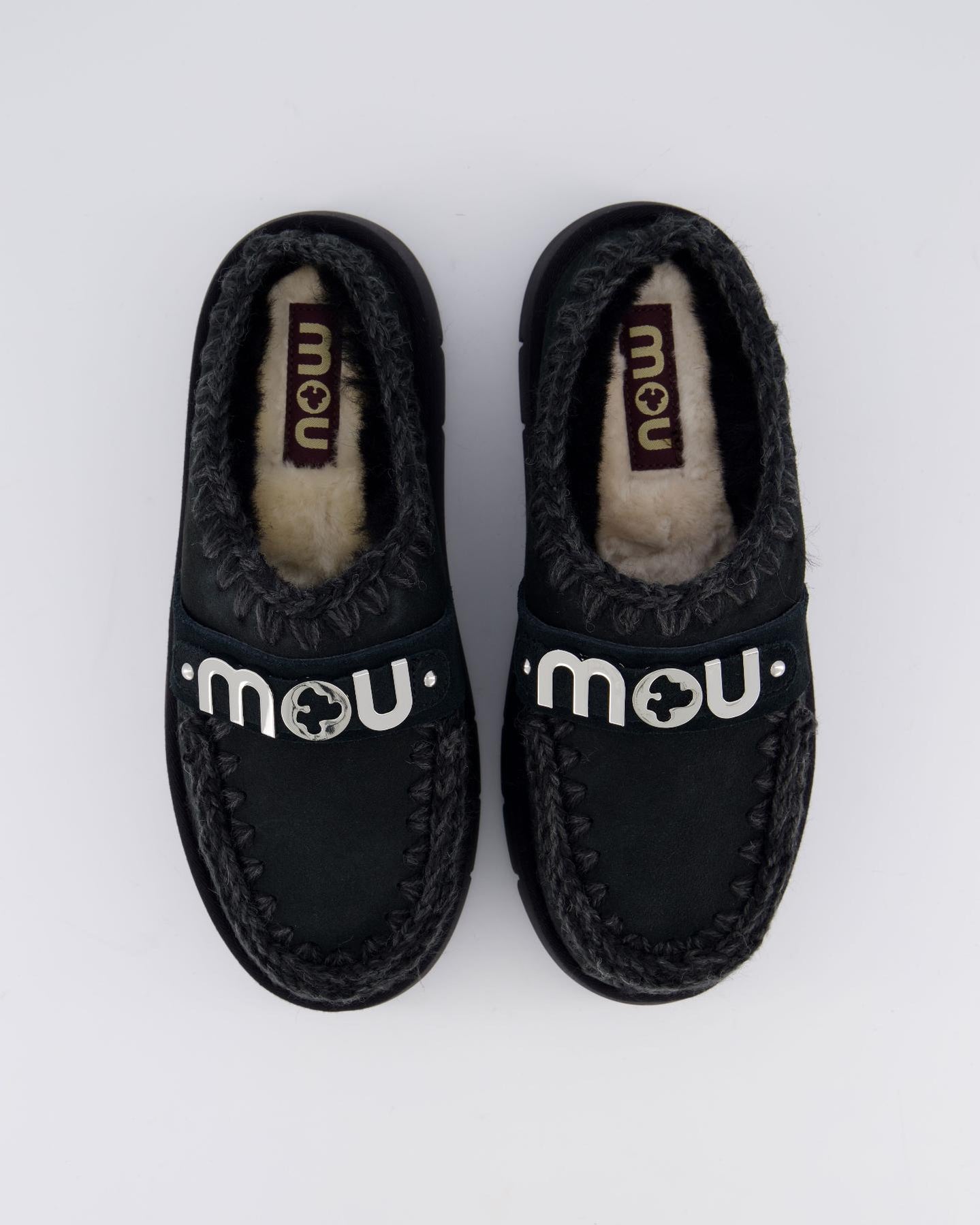 Mou Dames Bounce Clog Zwart pantoffels – foto 3