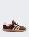 Damen Mohair Sneaker mit Struktur Rosa — huidige kleur