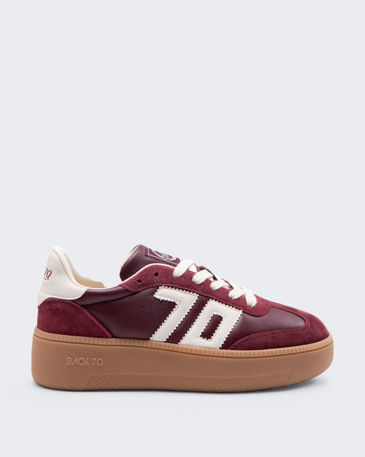 Back 70 Dames XXL sneaker nappa Rood - Eleganza.nl