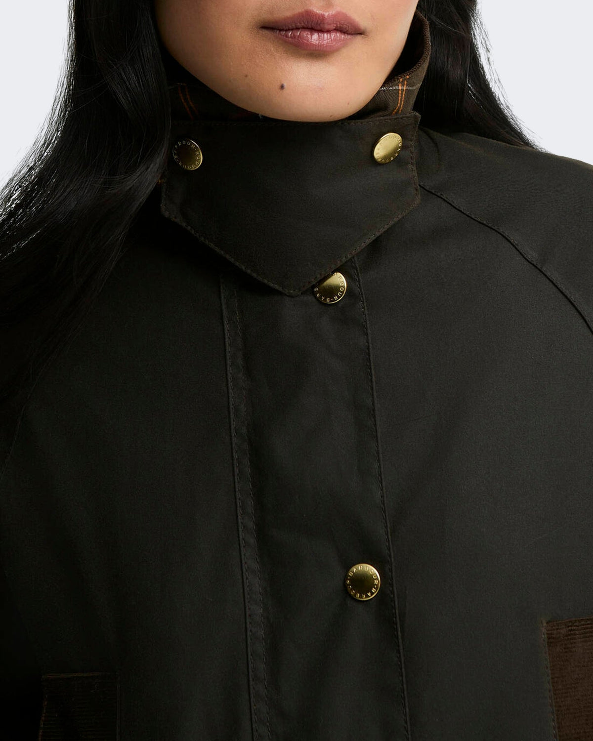 Barbour Dames Modern Beaufort waxjas Groen - Eleganza.nl