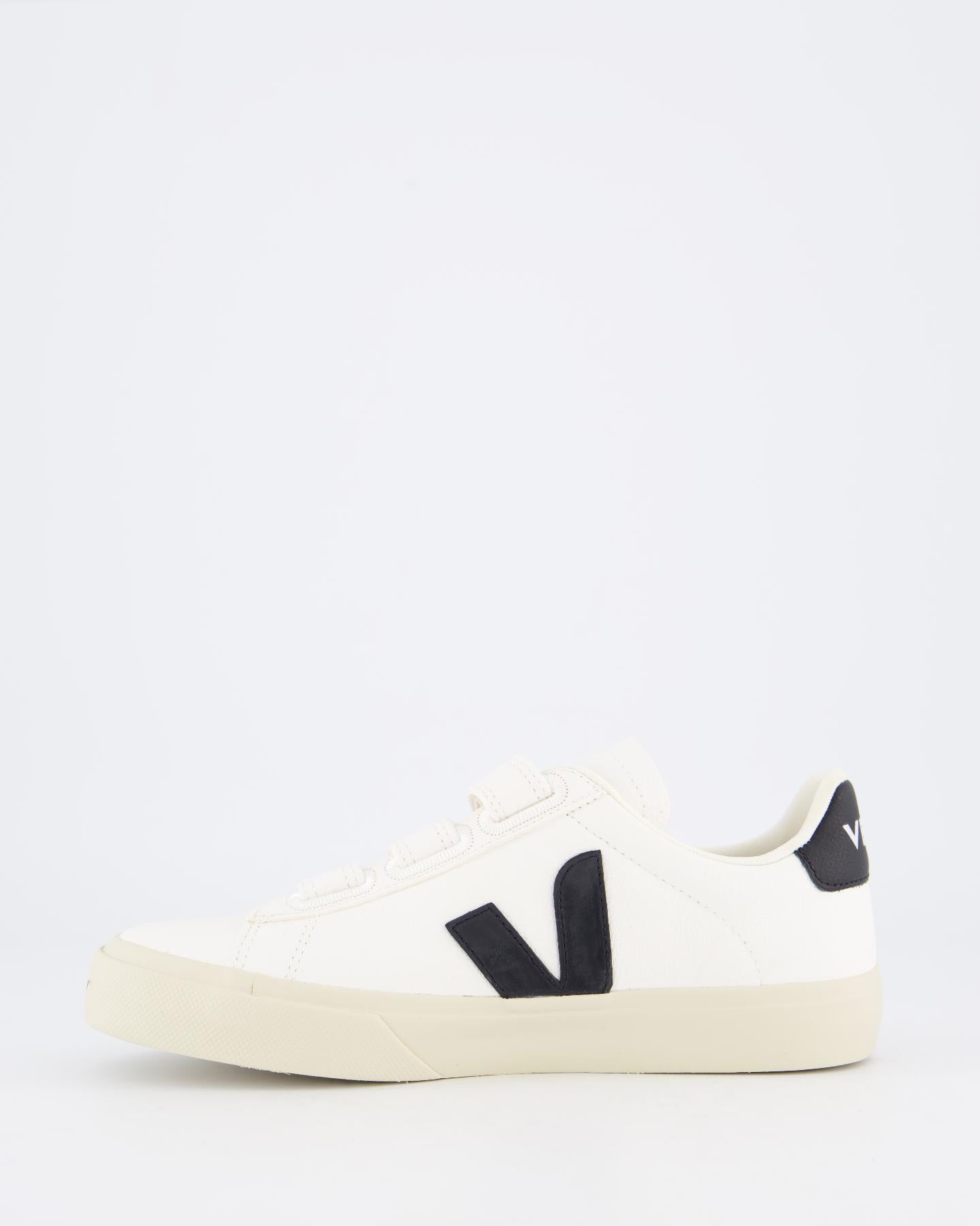 Dames Recife Sneaker Leer Wit/Zwart