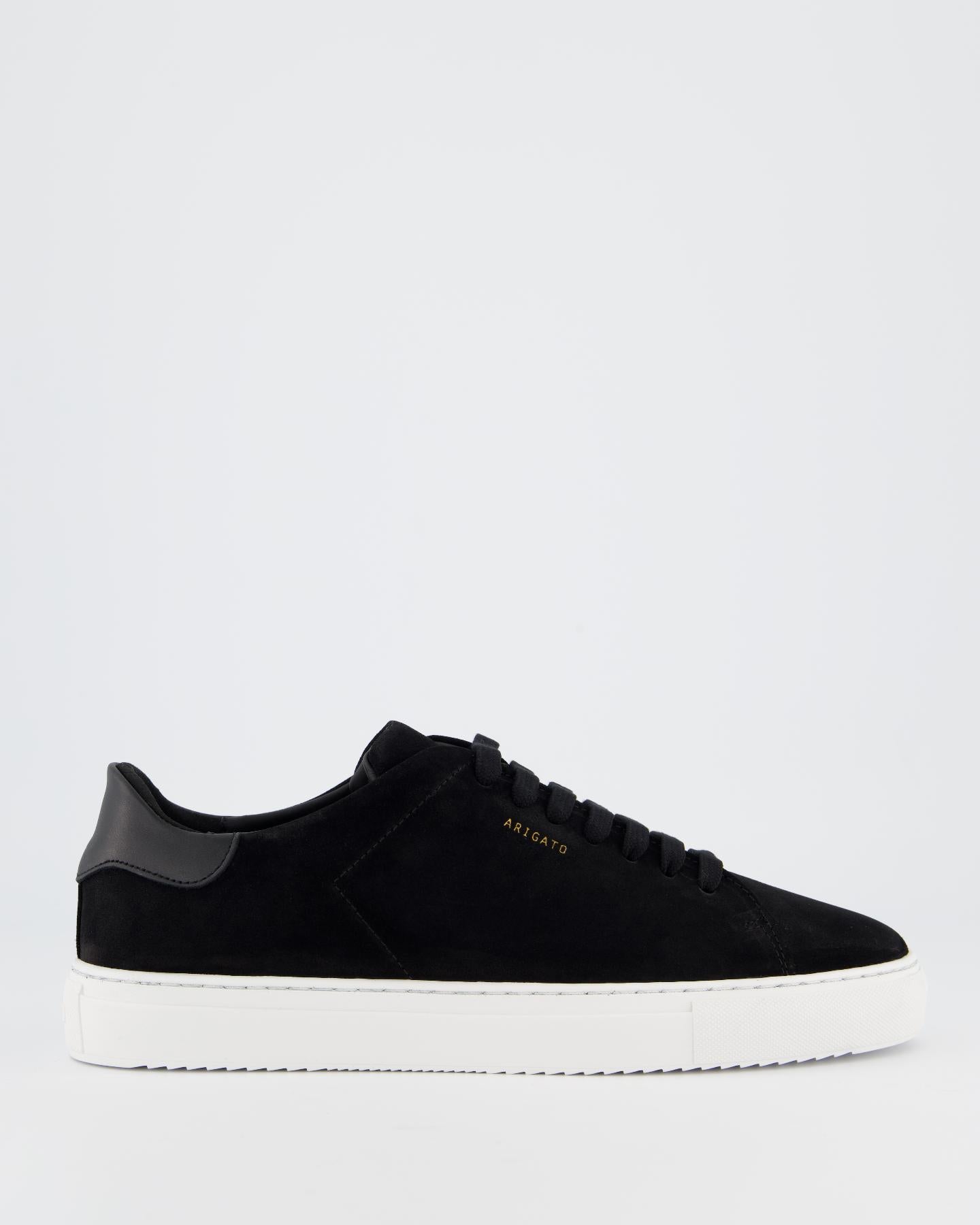 Heren Clean 90 Suede Sneaker Zwart