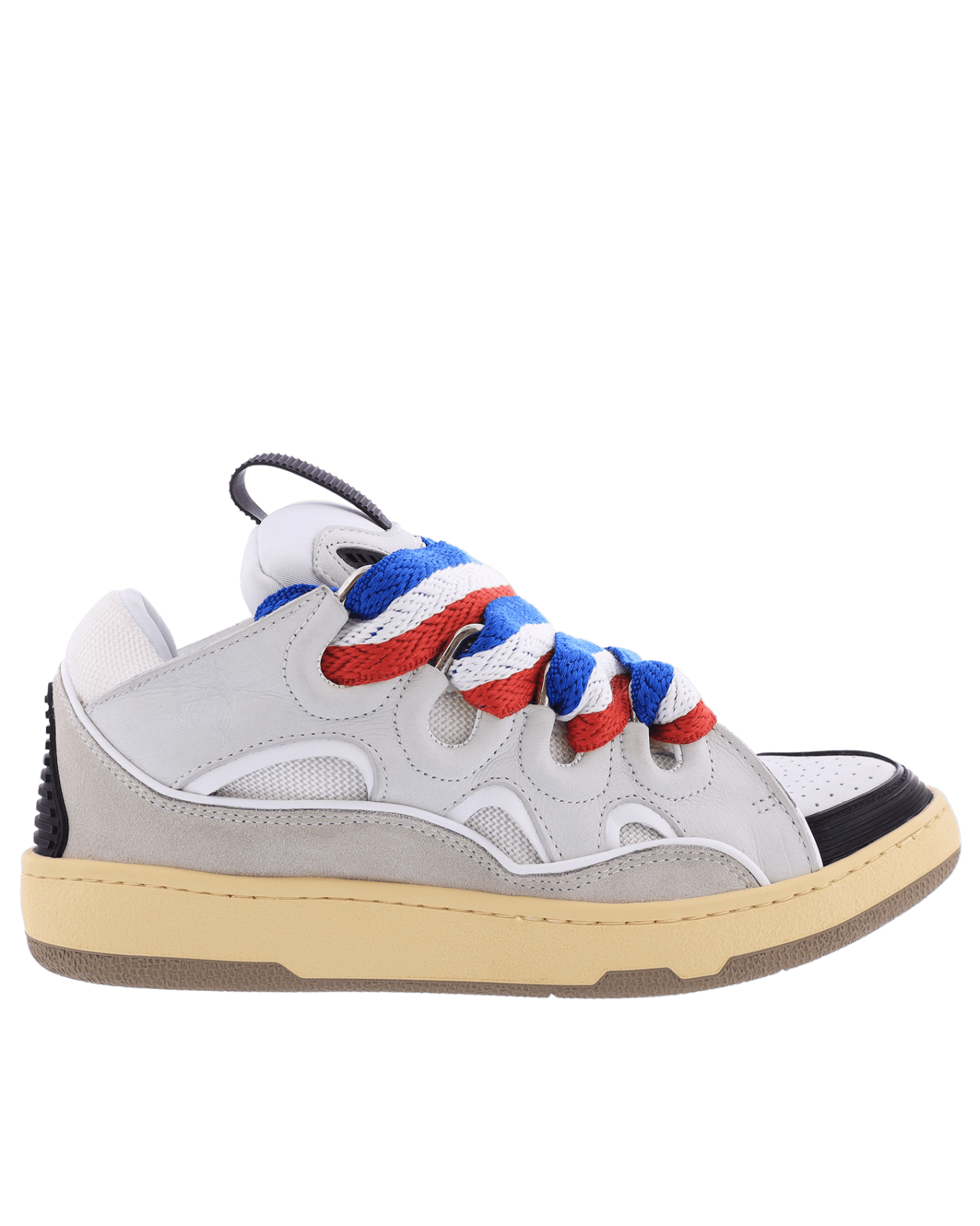 Dames Curb Sneaker Wit/Paris