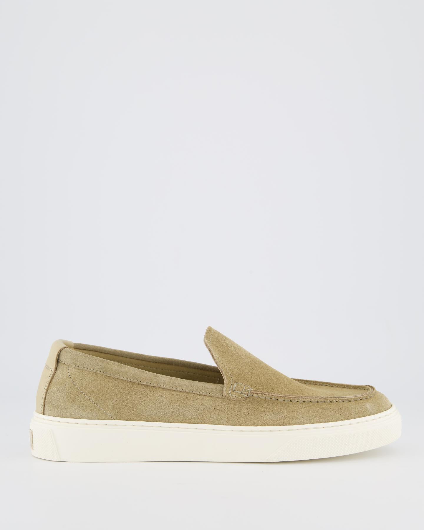 Heren Boat Slip On Loafer Beige