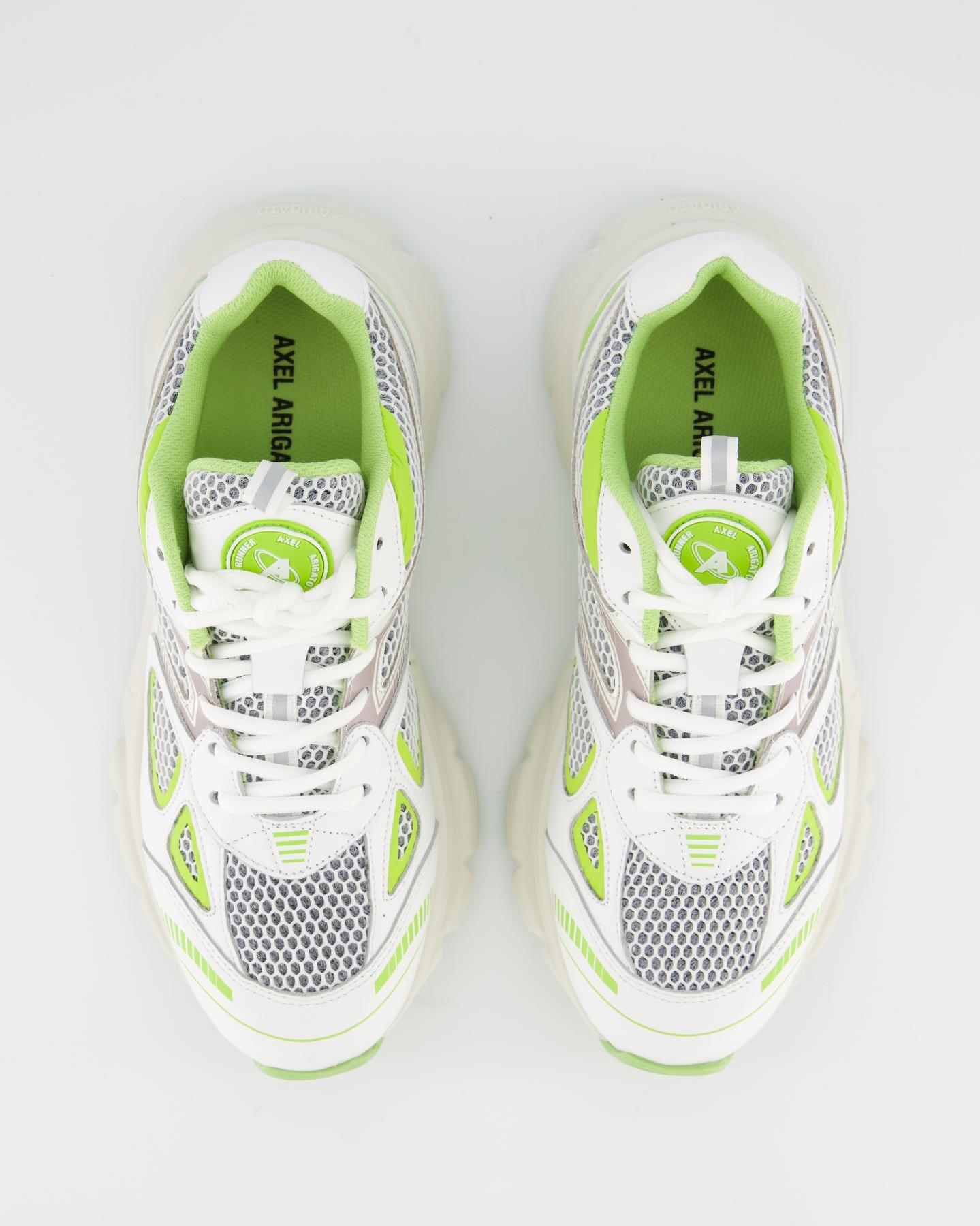 Axel Arigato Dames Marathon Runner Wit/Groen sneakers – foto 3