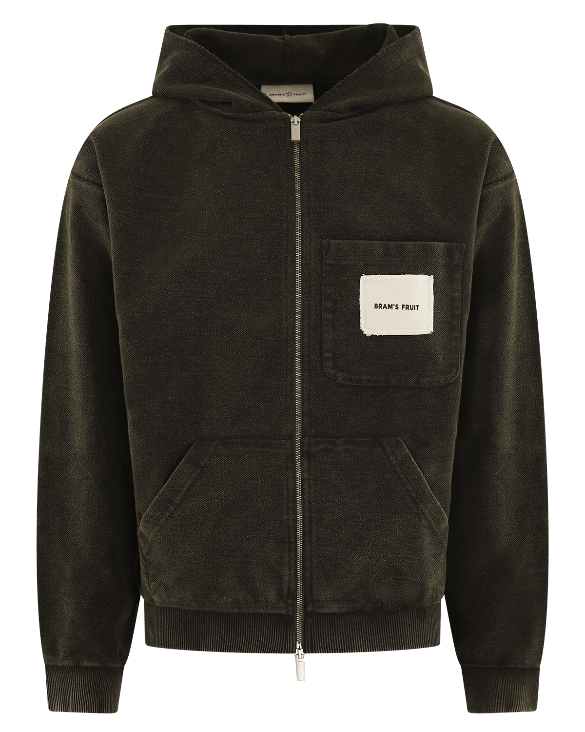 Bram's Fruit Heren Chest Pocket Zipper Hoodie - Eleganza.nl