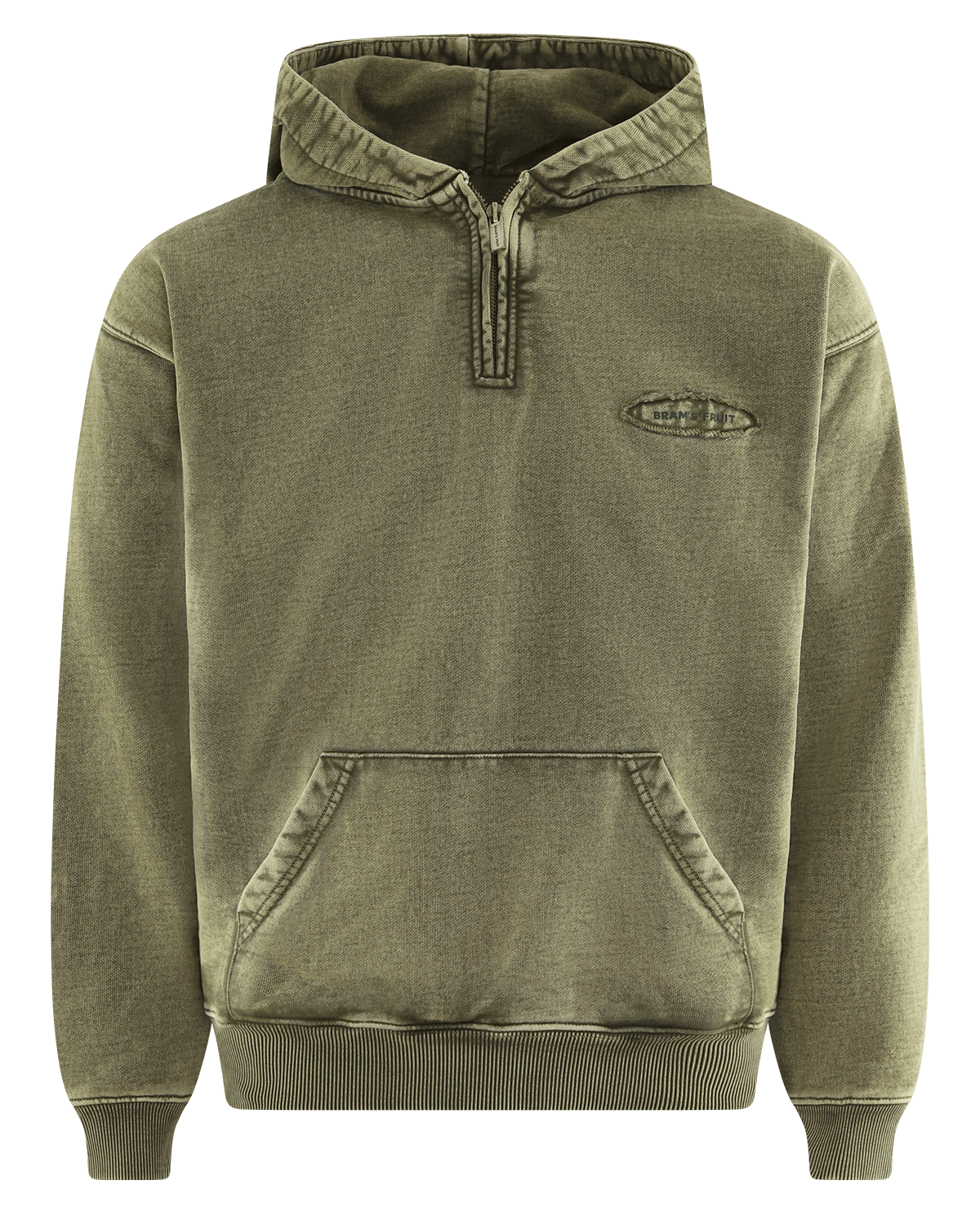Bram's Fruit Heren Cut & Sew Quarter Zip Hoodie - Eleganza.nl