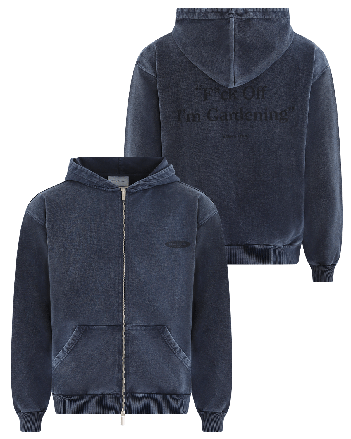 Bram's Fruit Heren Distressed Fuck Off Hoodie - Eleganza.nl